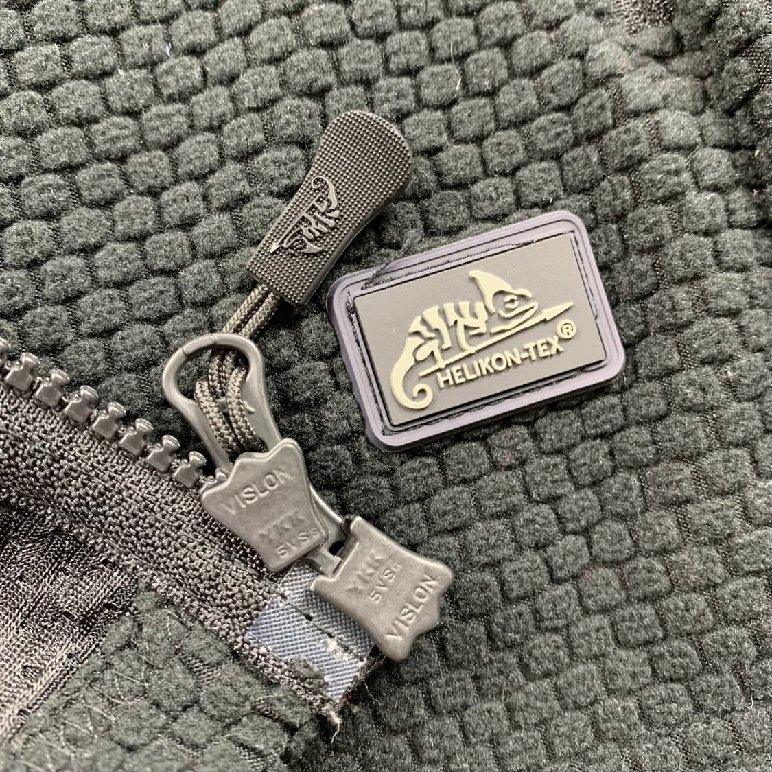 헬리콘텍스 알파 텍티컬 플리스 후드집업 블랙 상품이미지4