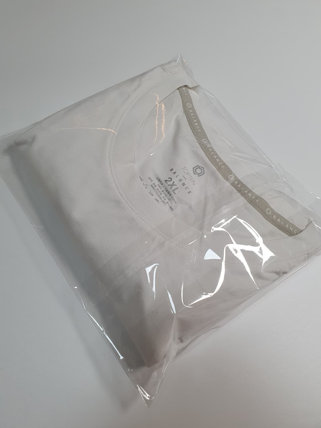 탑텐 밸런스 남성 반팔 티셔츠 2XL. 1100289 상품이미지6