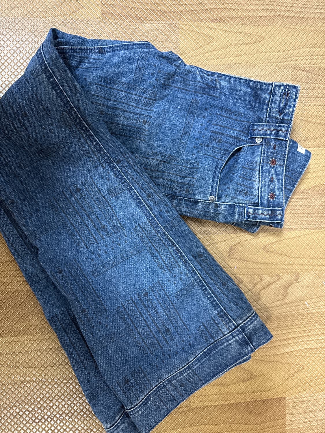 코이세이오 VINTAGE BOOTCUT DENIM PANTS BLUE 상품이미지1