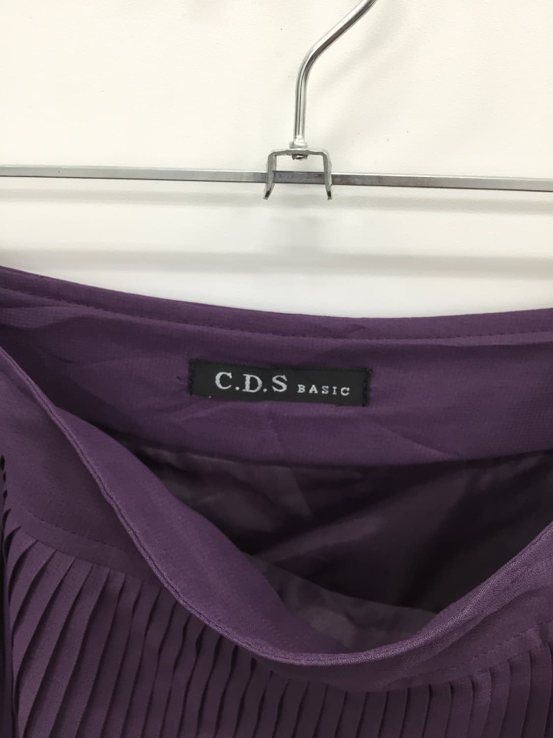 'C.d.s Basic' Purple Midi Skirts 상품이미지7
