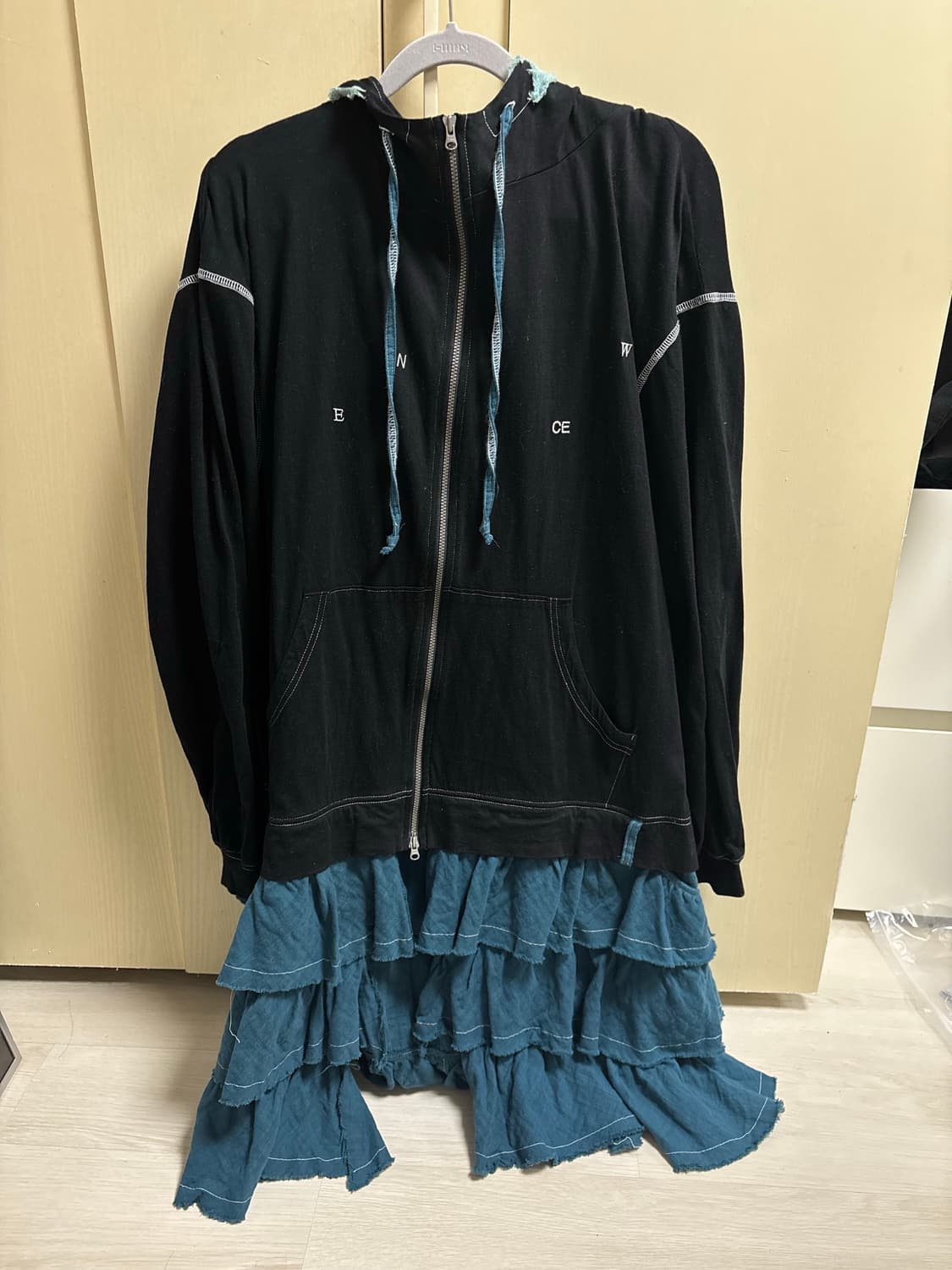 venicew 롱후드집업 상품이미지3