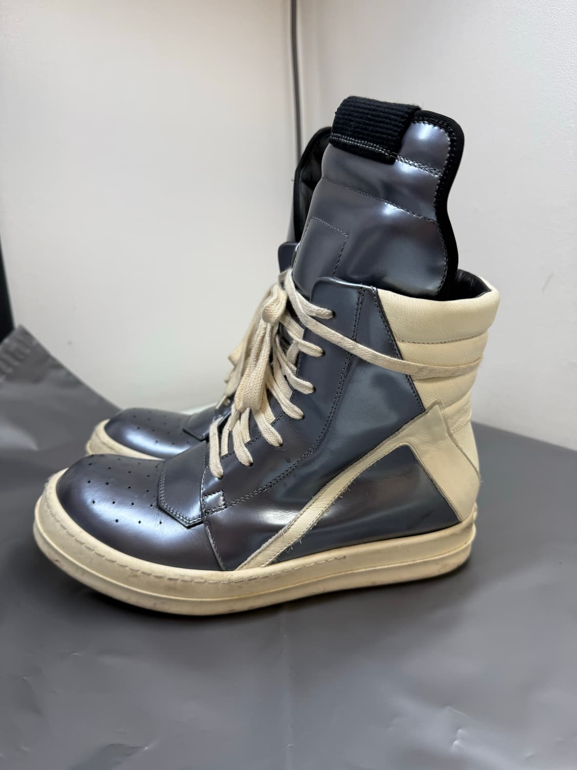 Rick Owens 지오바스켓 실버 상품이미지4