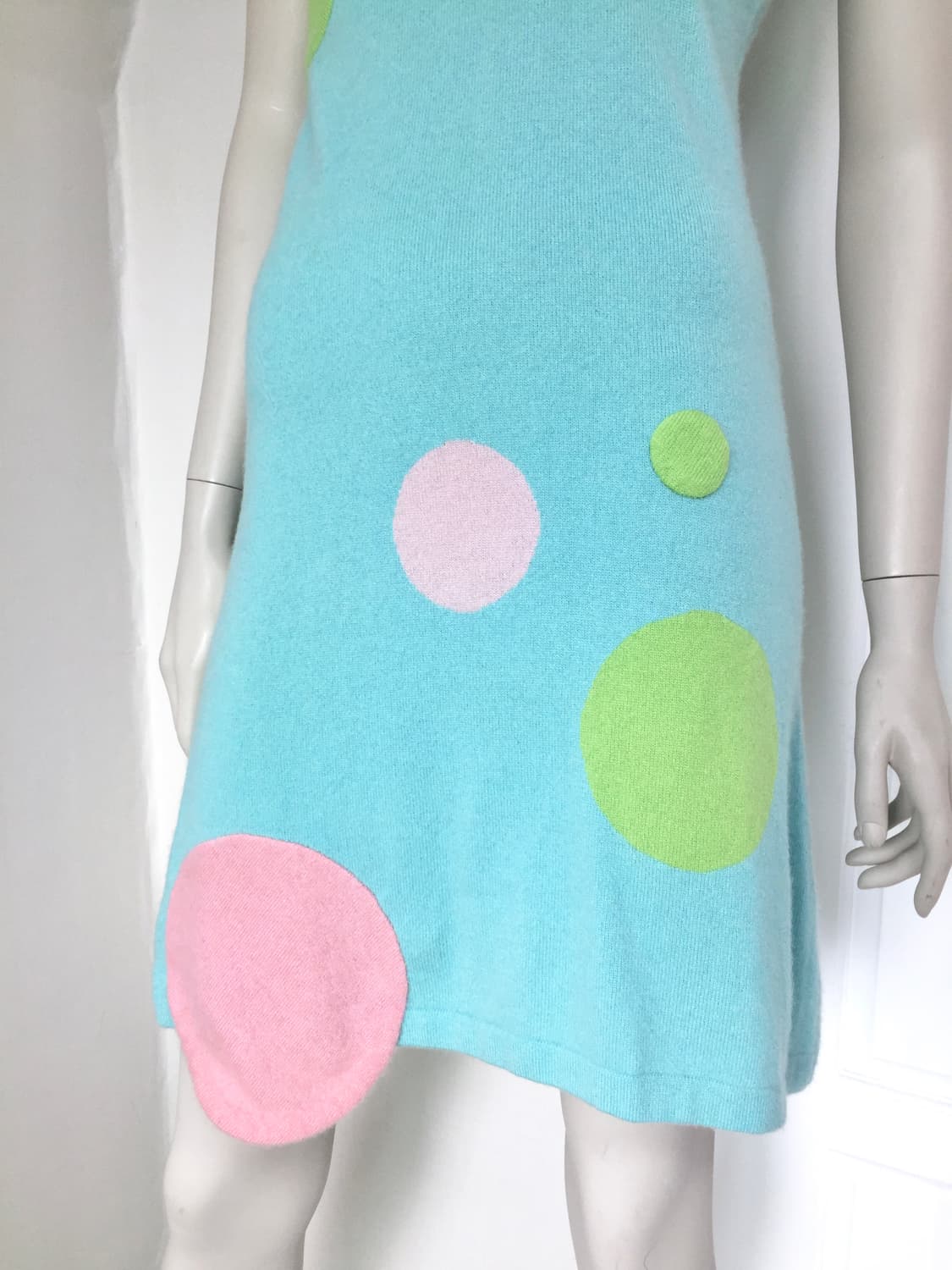 Japan Mint  Dress with Round  Appliqué 상품이미지6
