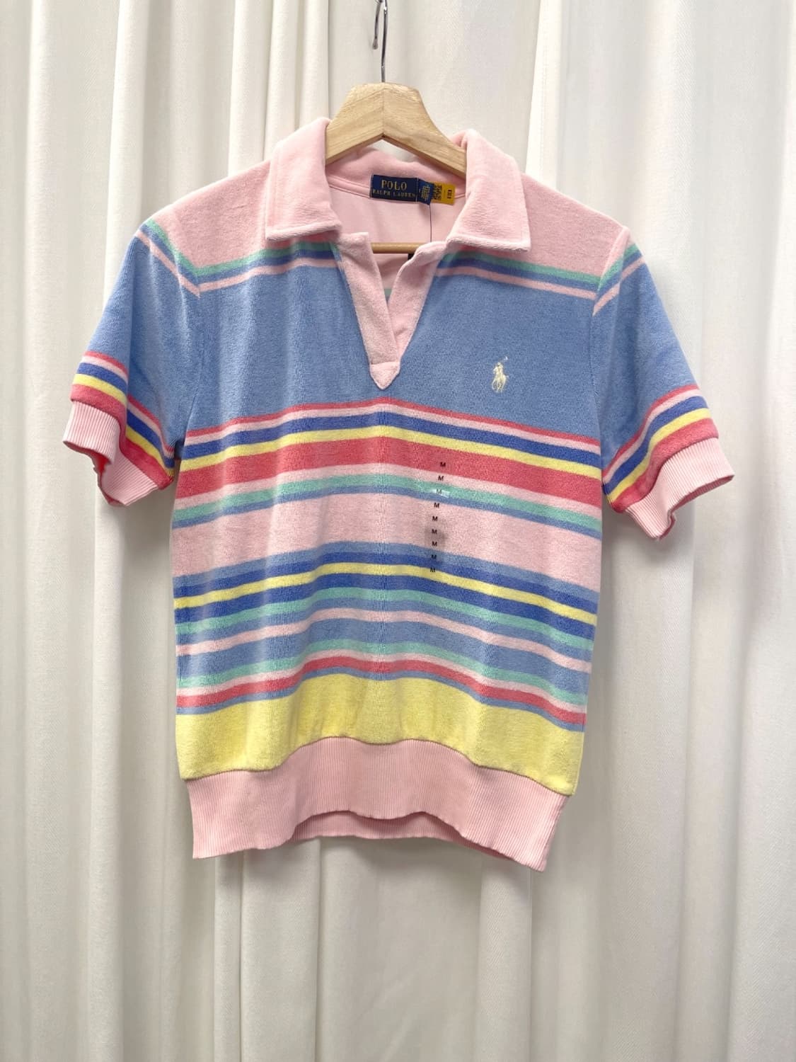 (새상품) 폴로 테리 카라 반팔티 S사이즈 상품이미지1