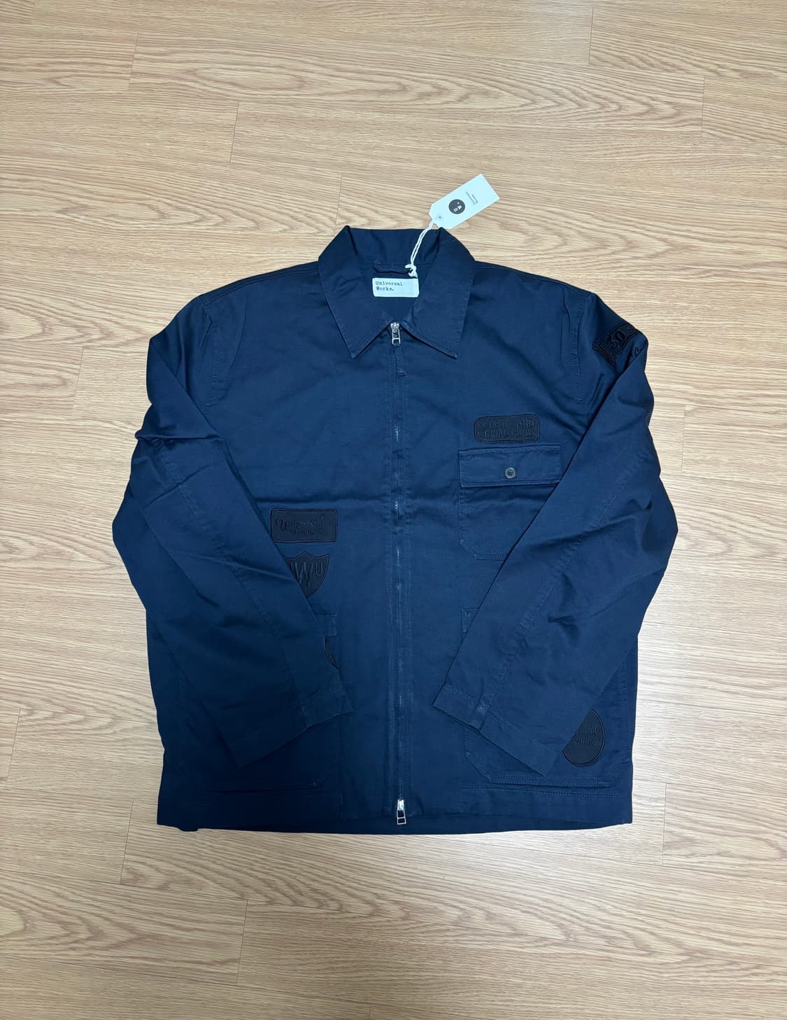 [새상품/L] 유니버셜웍스 코튼 면 패치 자켓 상품이미지2