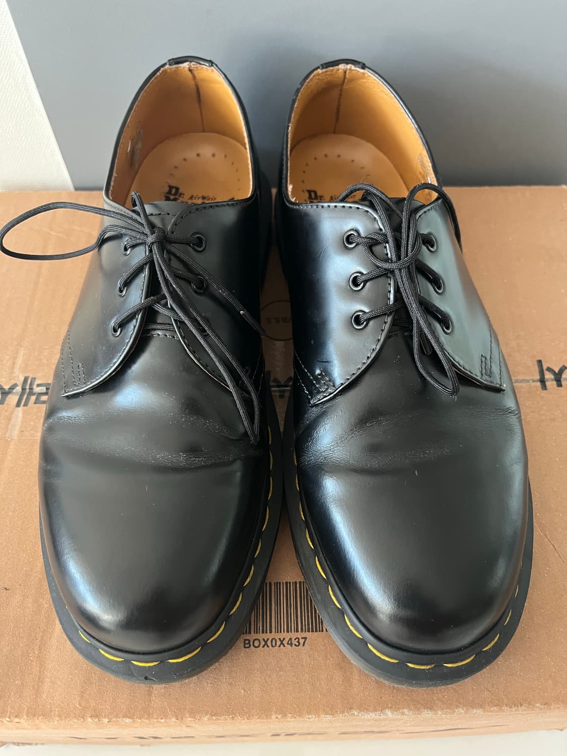 예약중)닥터마틴1461 3홀 스무스 42(270)사이즈 블랙 상품이미지1