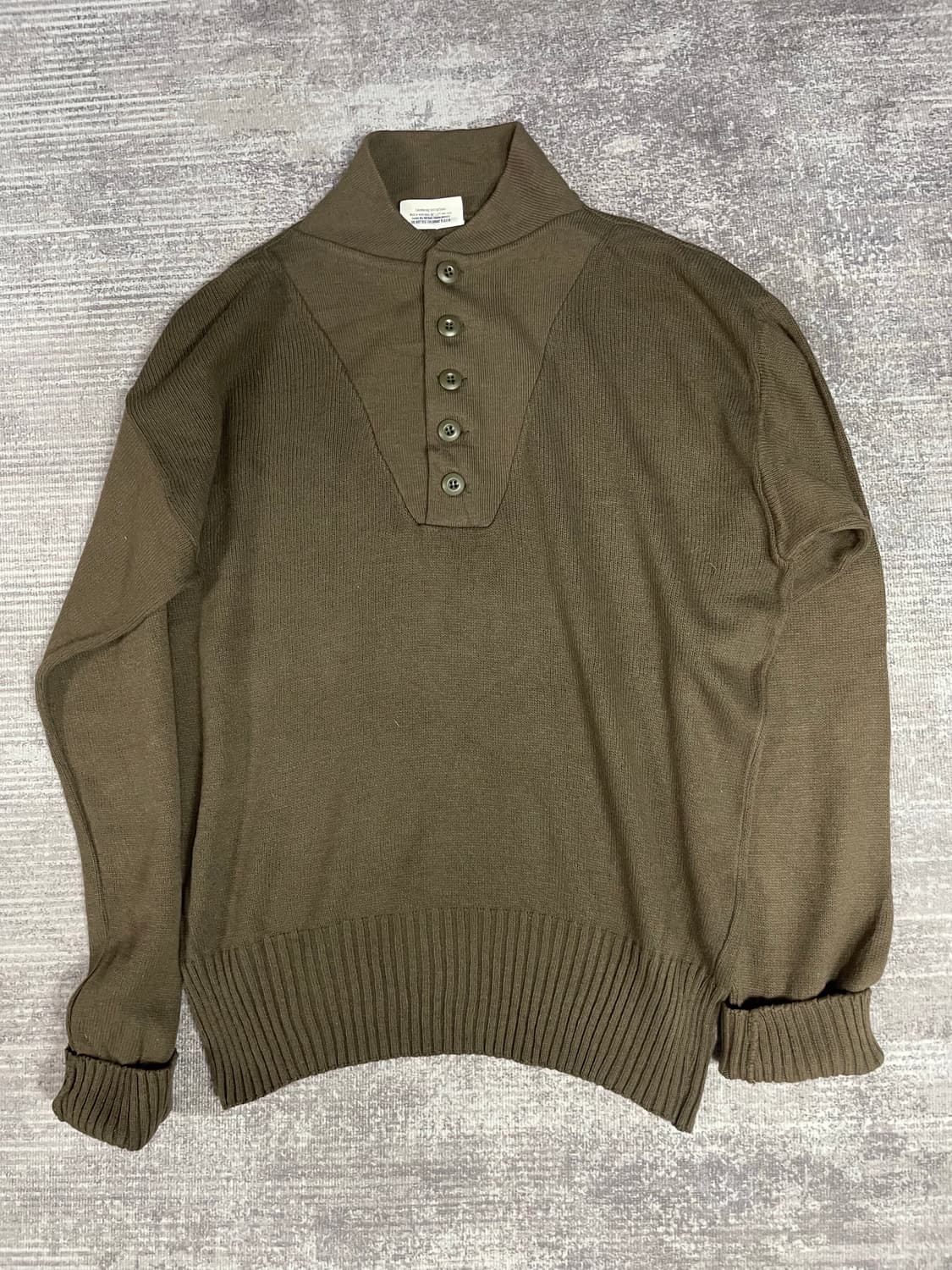 U.S ARMY 5버튼 하이넥 니트 상품이미지7