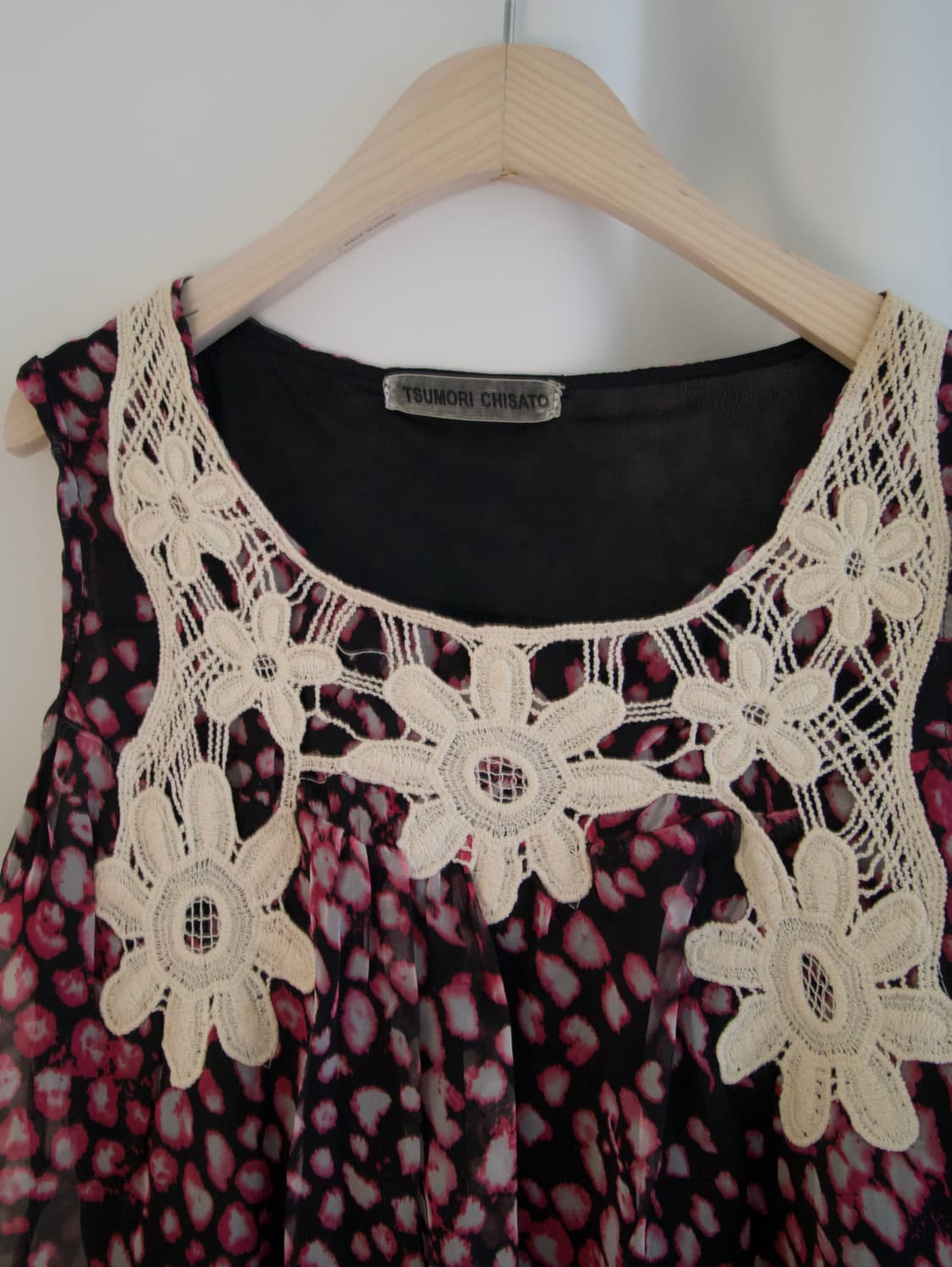 TSUMORI CHISATO_ leopard patch sleeveles 상품이미지2