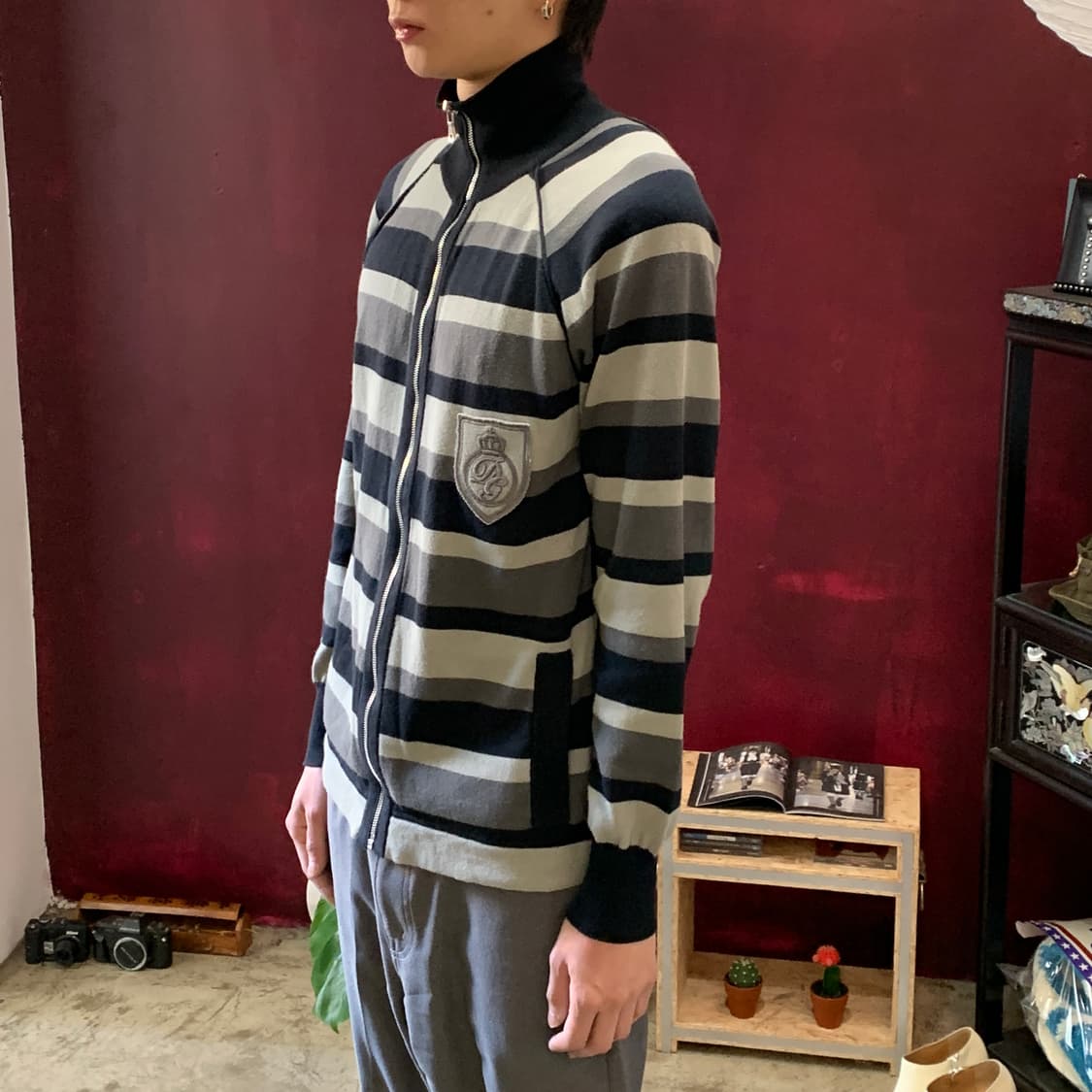 돌체앤가바나 드라이버 니트 집업 상품이미지2