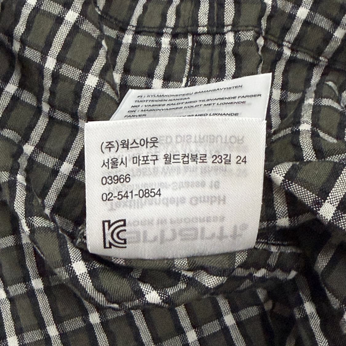 칼하트 WIP 드라이든 반팔 셔츠 체크 남방 XL 상품이미지6