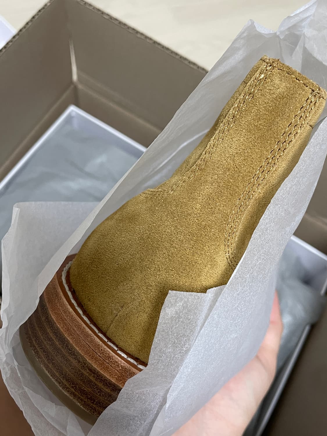 로스트가든 유니폼 필드 부츠 베이지 42(270) 상품이미지5