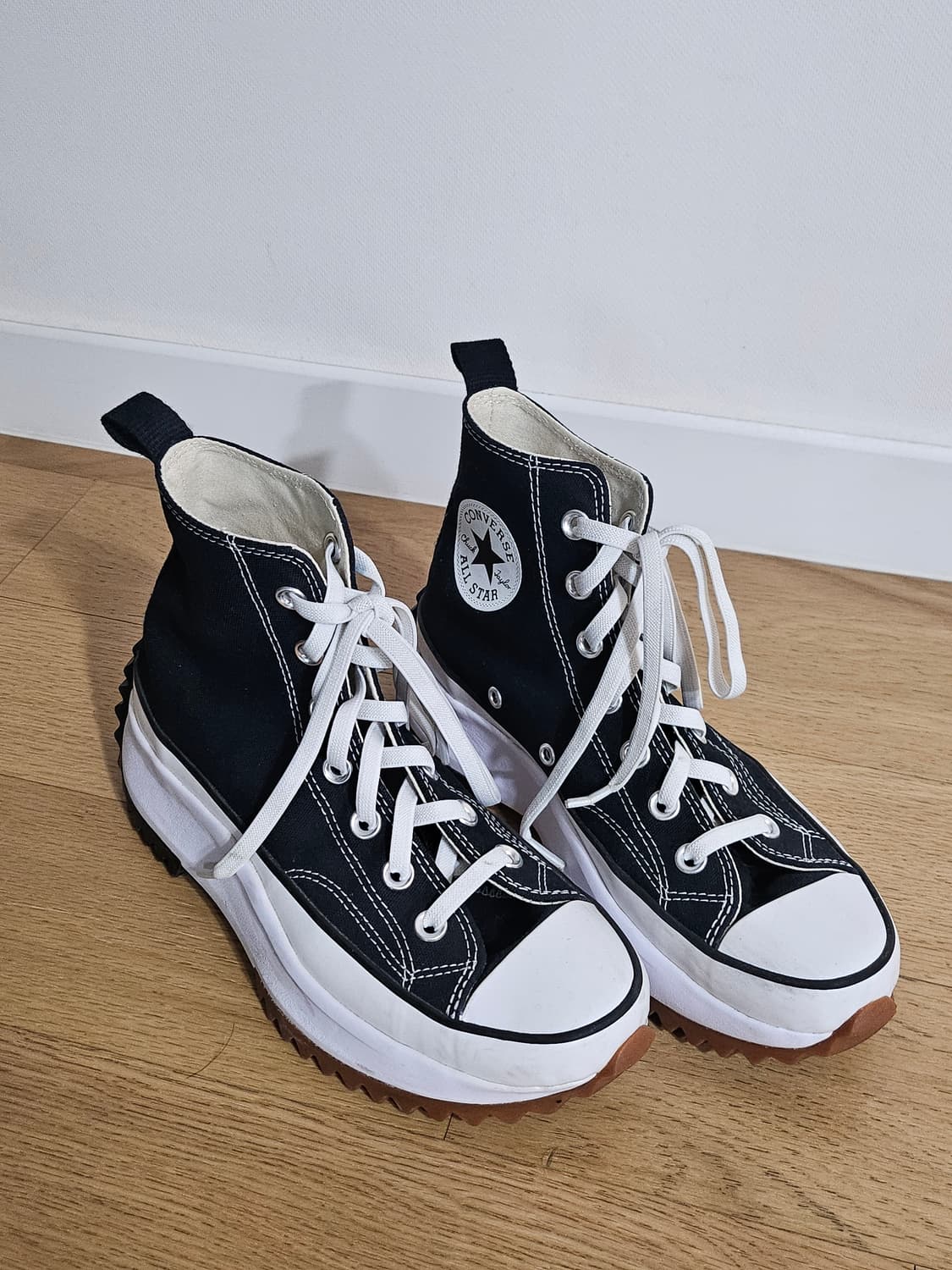 컨버스 런스타 하이크 검흰 235 상품이미지1