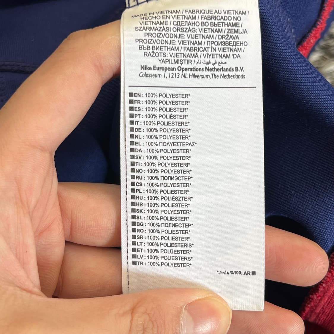 나이키 바르셀로나 FCB 져지 집업 자켓 (M) 상품이미지4