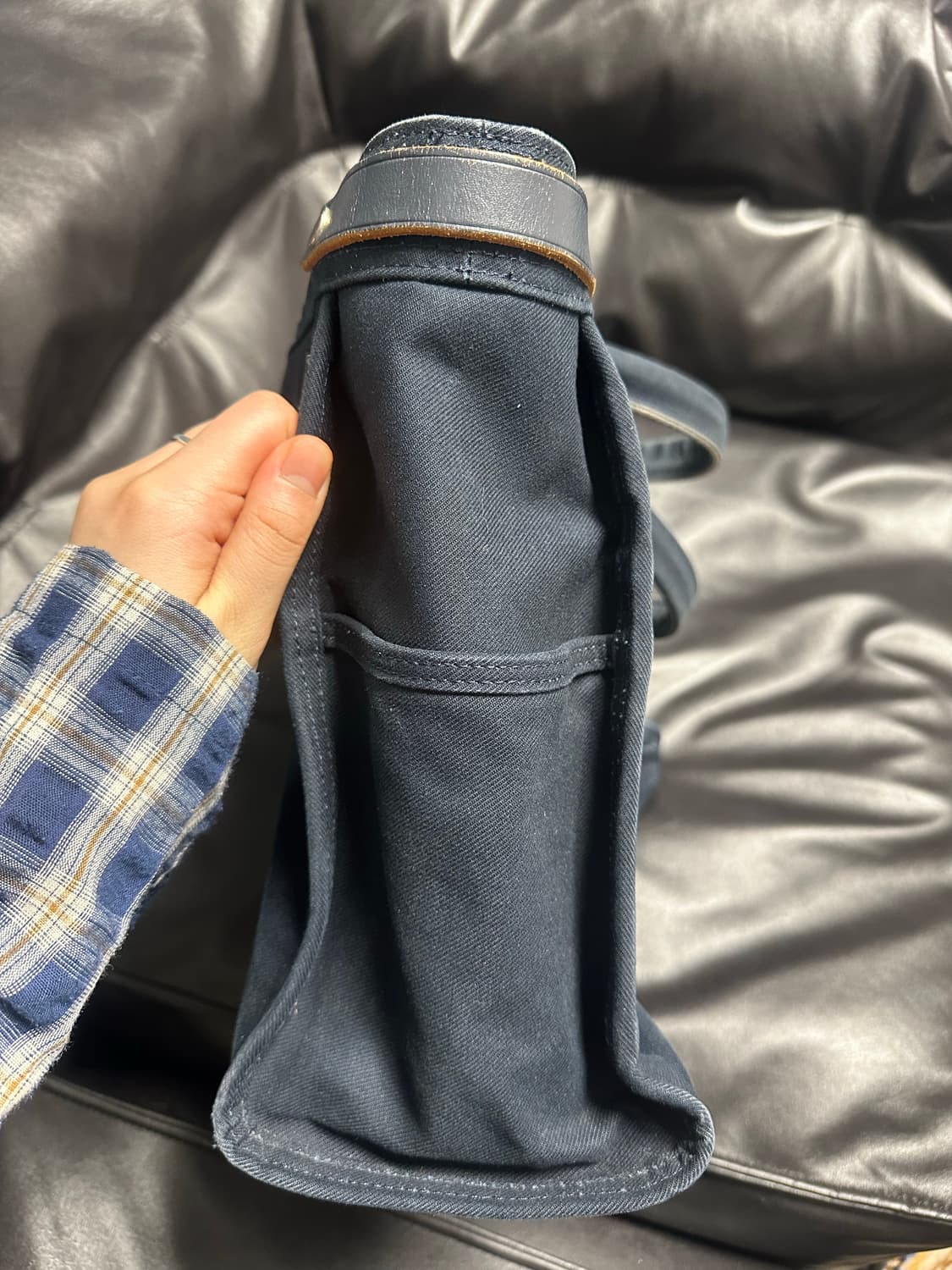 요시다 포터 캔버스 토트백 네이비 상품이미지4