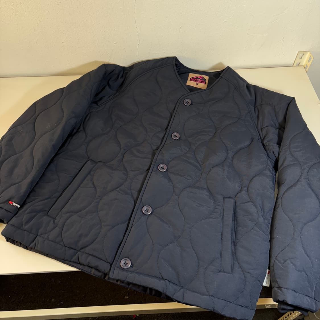 M FLUKE 플루크 네이비 깔깔이 퀼팅자켓 상품이미지2