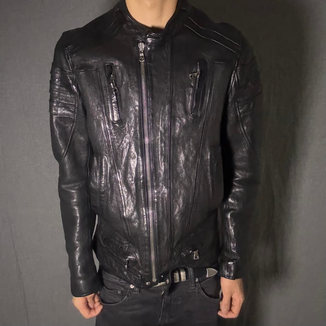 ltaly lamb skin leather jacket 상품이미지6