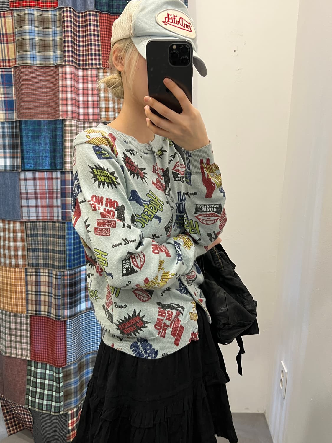 히스테릭 글래머 걸 프린트 가디건 상품이미지4