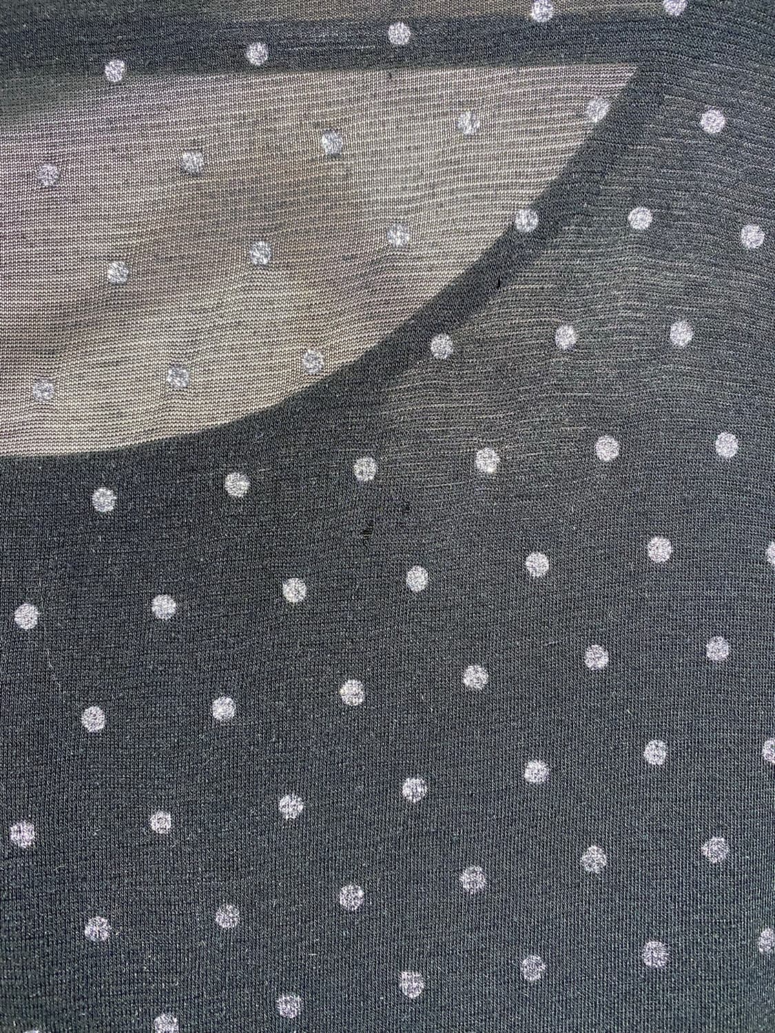 Japanese vtg 글리터 도트 롱슬리브 상품이미지6