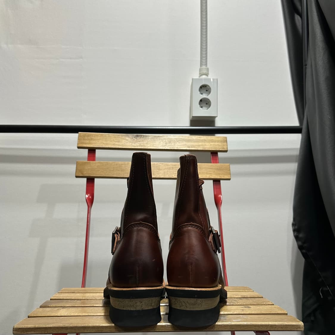 255) 호킨스 부츠 남녀 공용 워커 엔지니어 브라운 부츠 상품이미지4