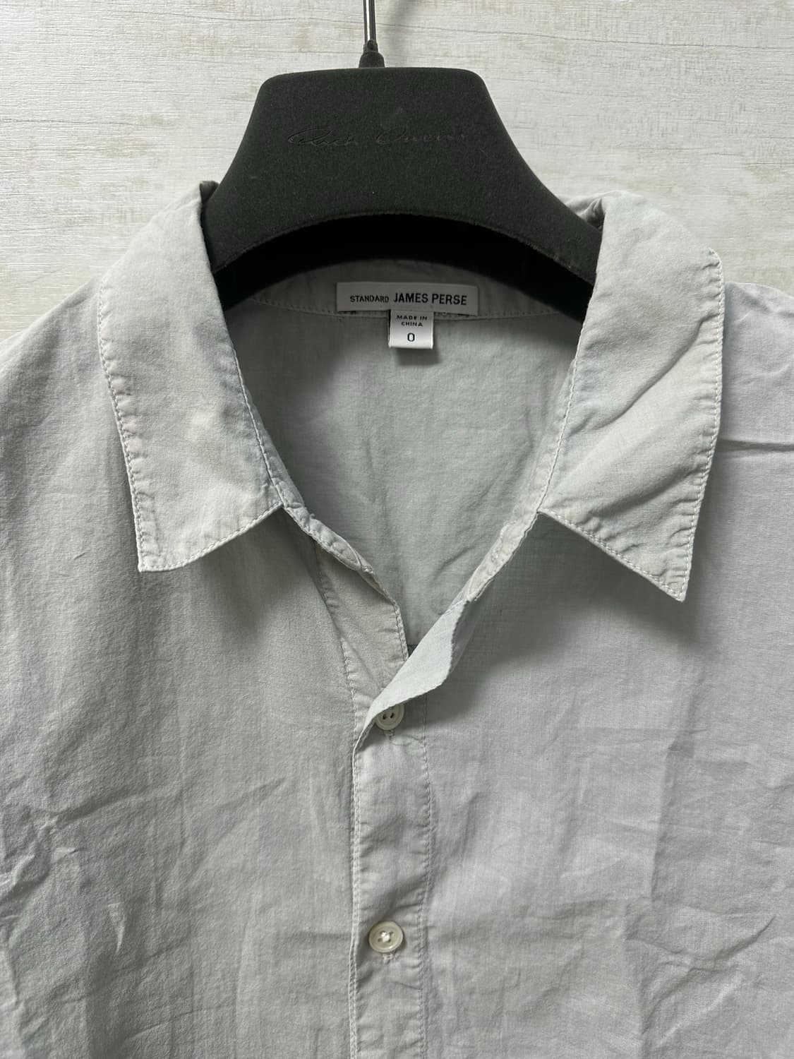 제임스 펄스 그린 그레이 면 셔츠 0  상품이미지2