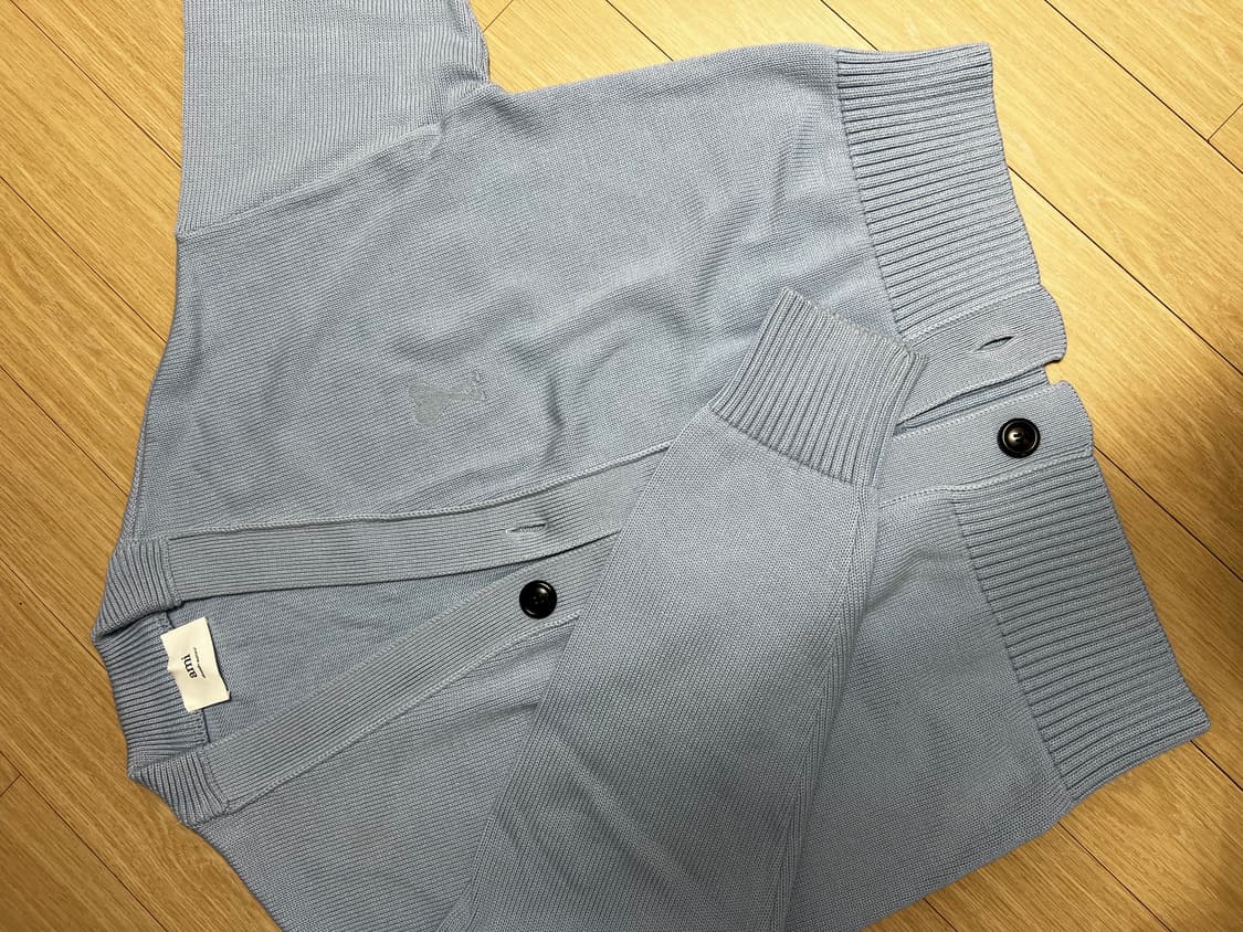아미 블루 가디건 (unisex L) 상품이미지2