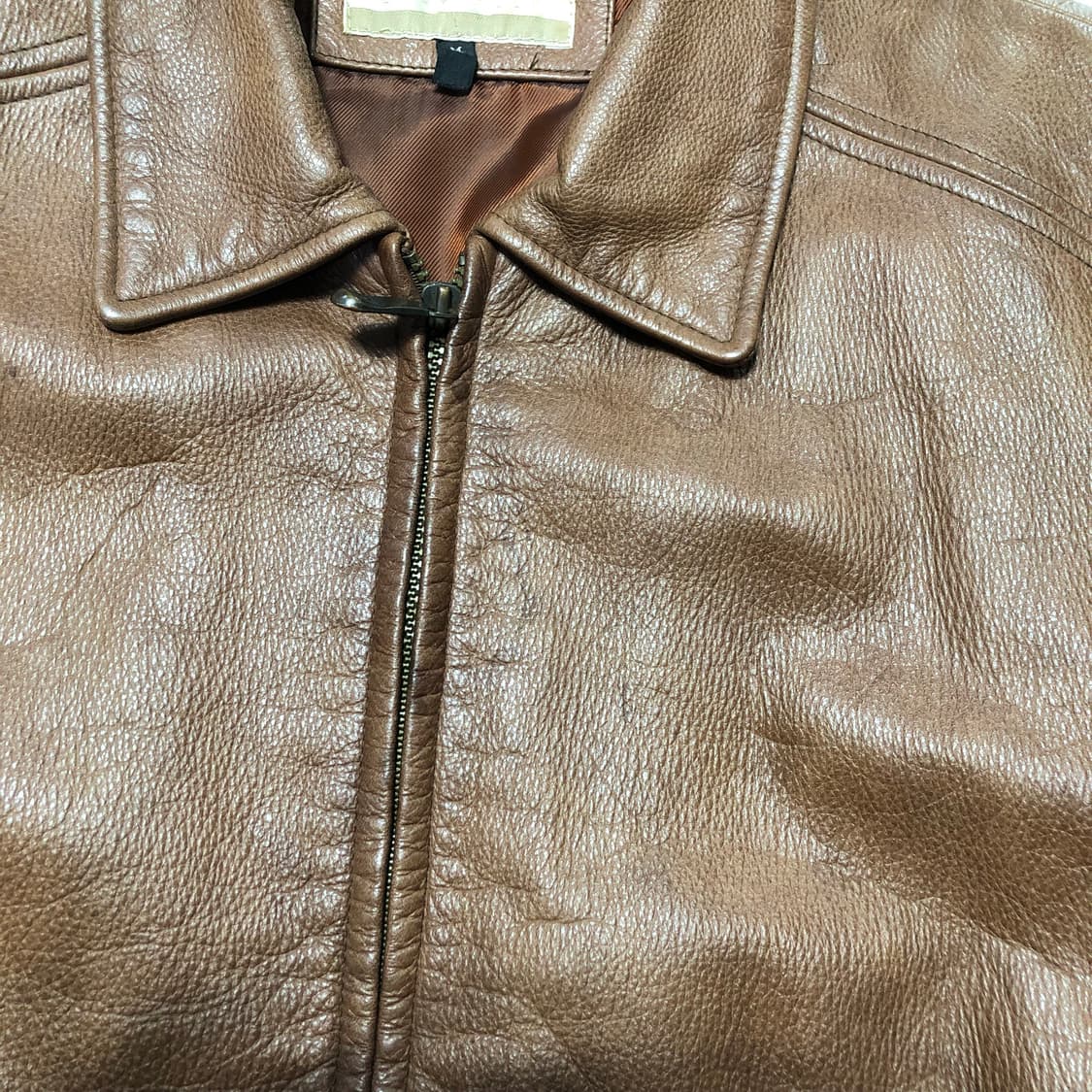 페리엘리스 레더 봄버자켓  상품이미지5