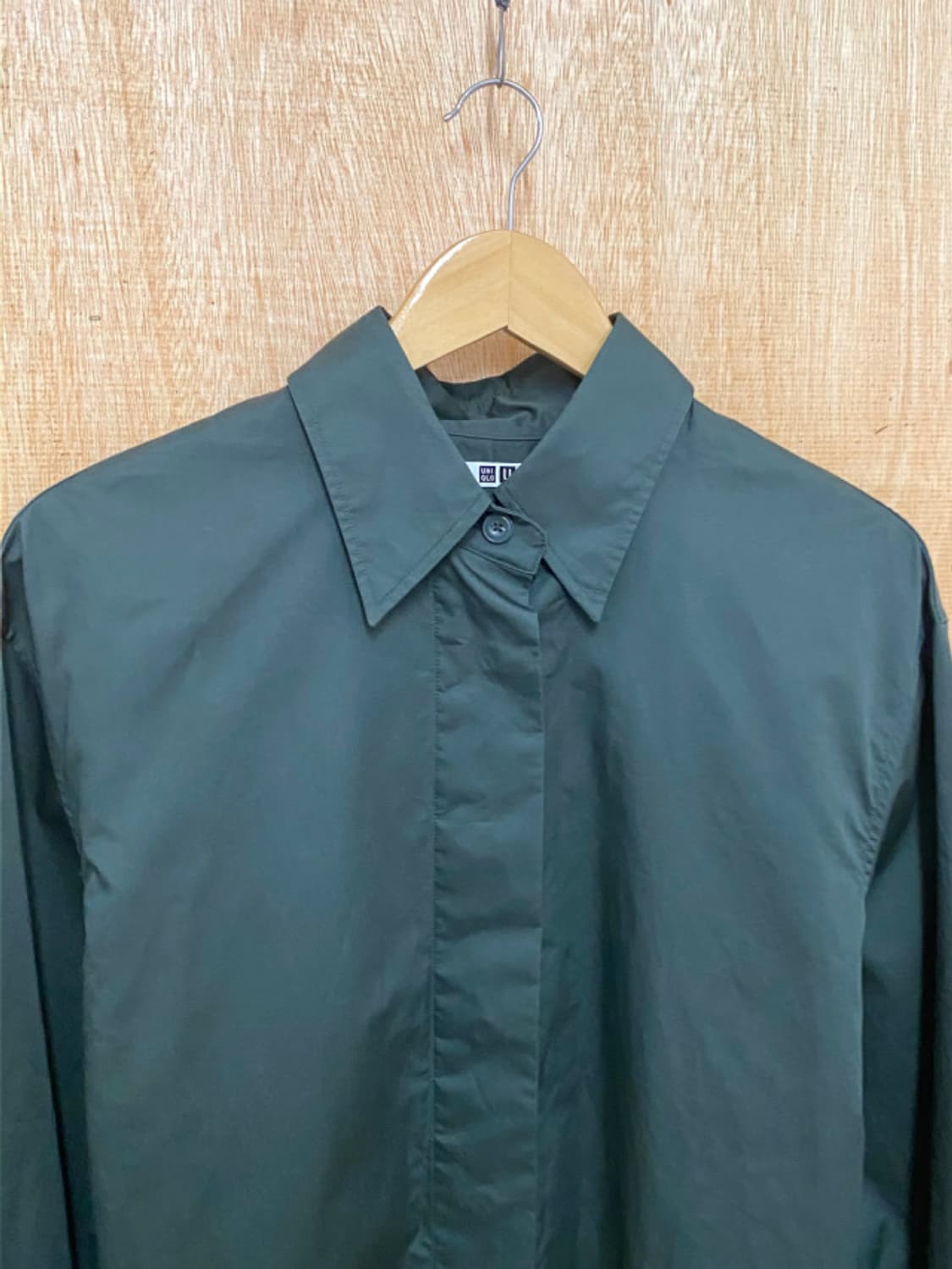 UNIQLO U minimal shirt jacket 미니멀 셔츠 자켓 상품이미지5