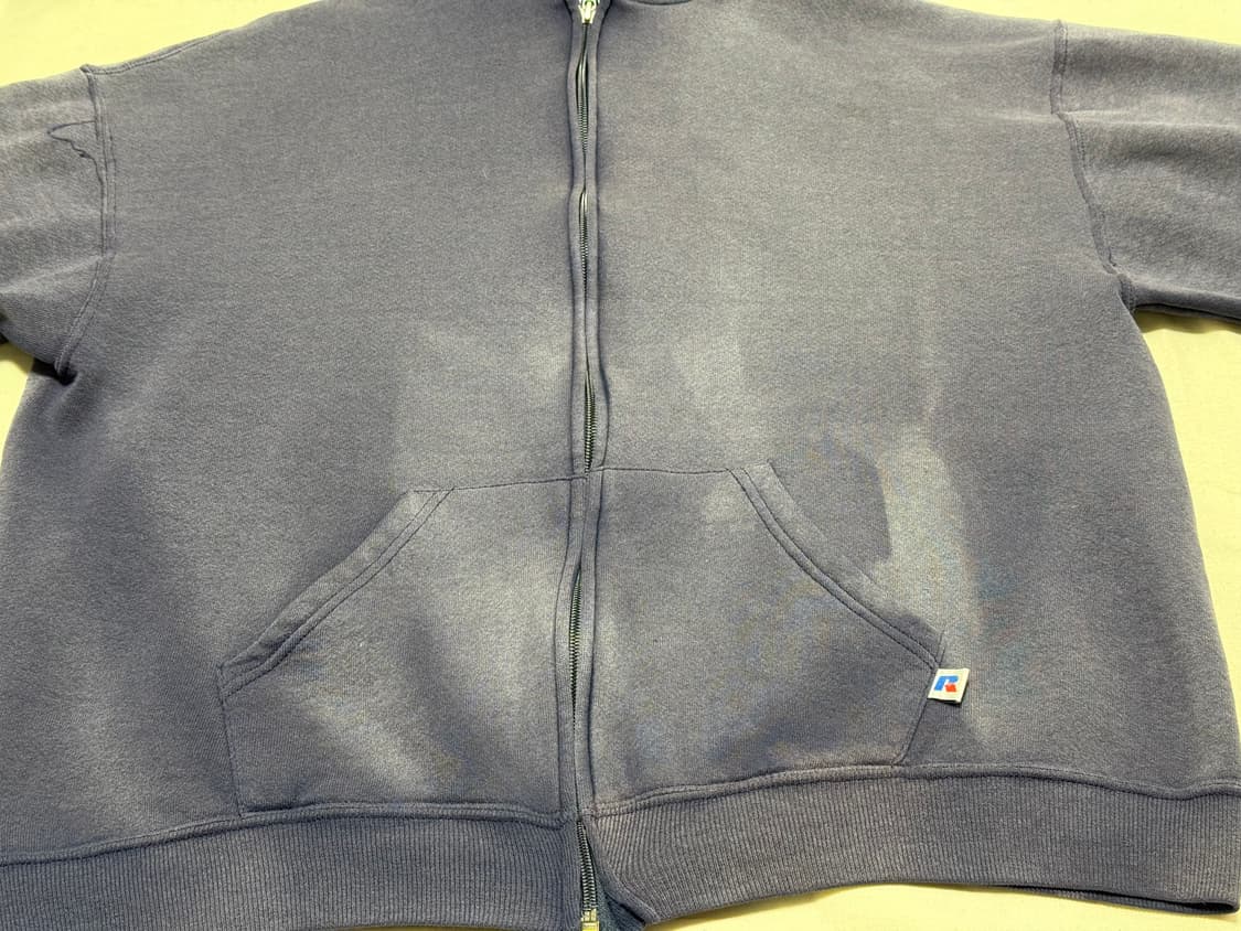 [L] 90s 러셀 (Russell Athletic) 네이비 후드집업 상품이미지7