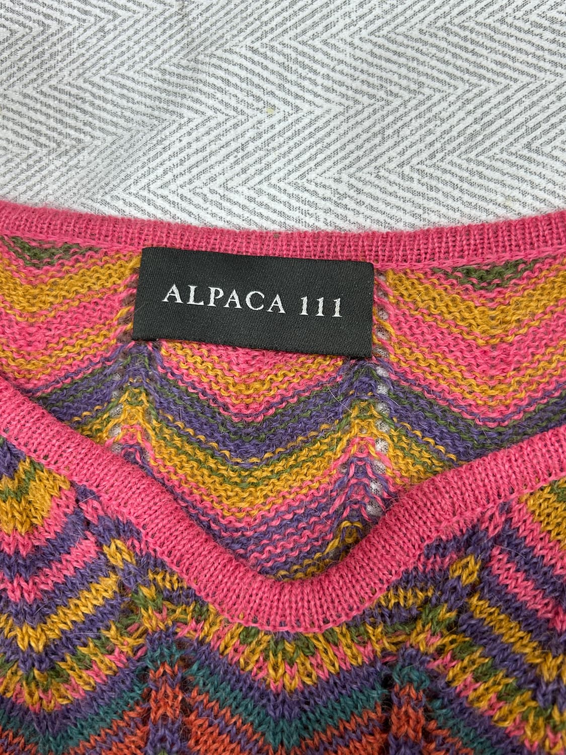 [ML] Vintage 페루 알파카 100% 니트 스웨터 상품이미지3