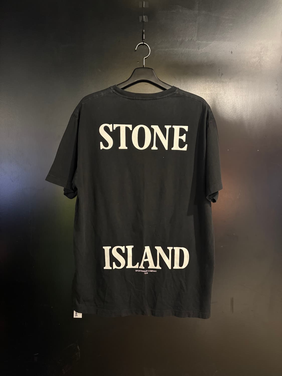 스톤아일랜드 데이터스캔 프린팅 티셔츠 블랙 상품이미지2