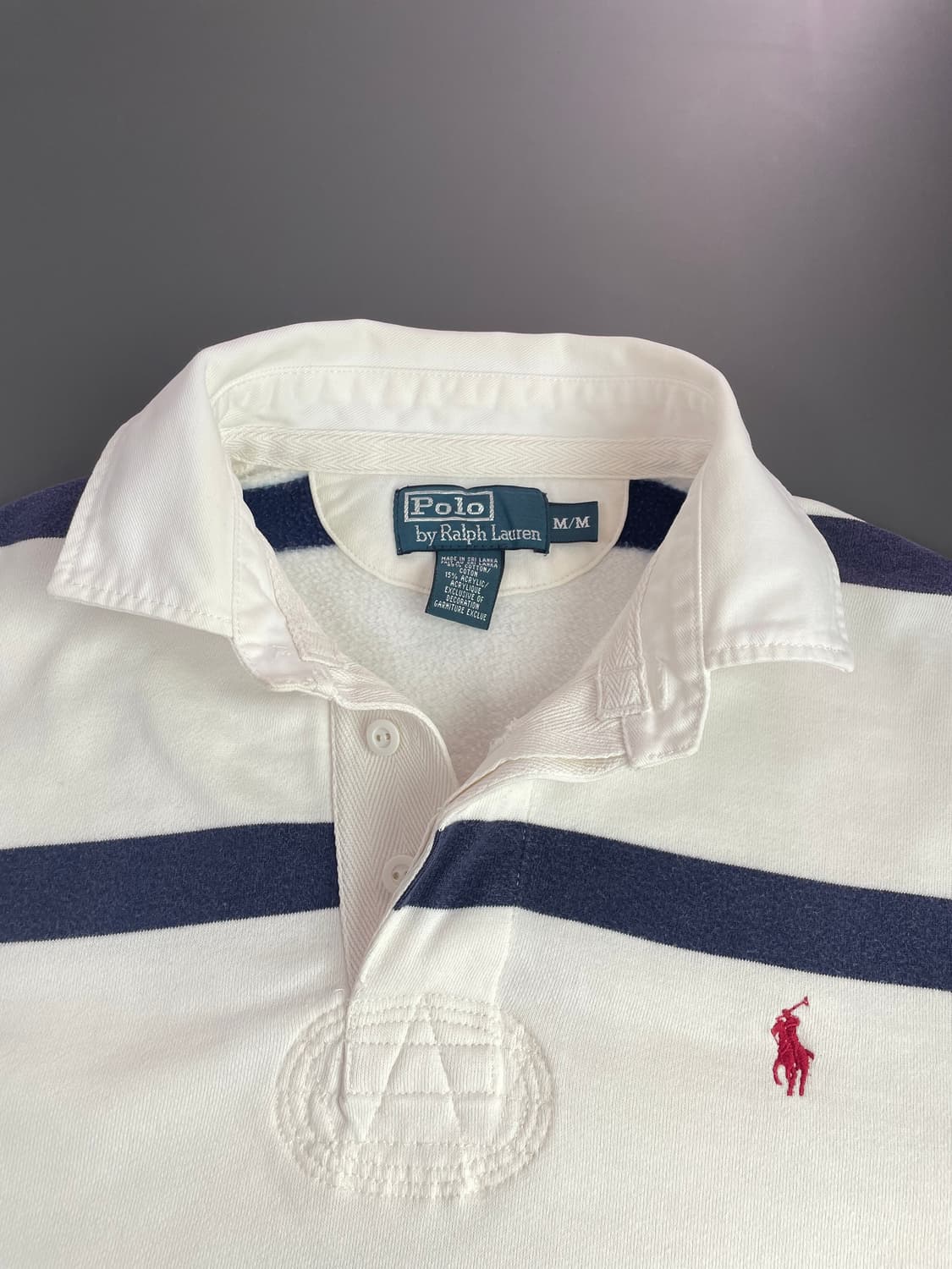 [M] 폴로 랄프로렌 코튼 스트라이프 럭비 티셔츠 상품이미지8