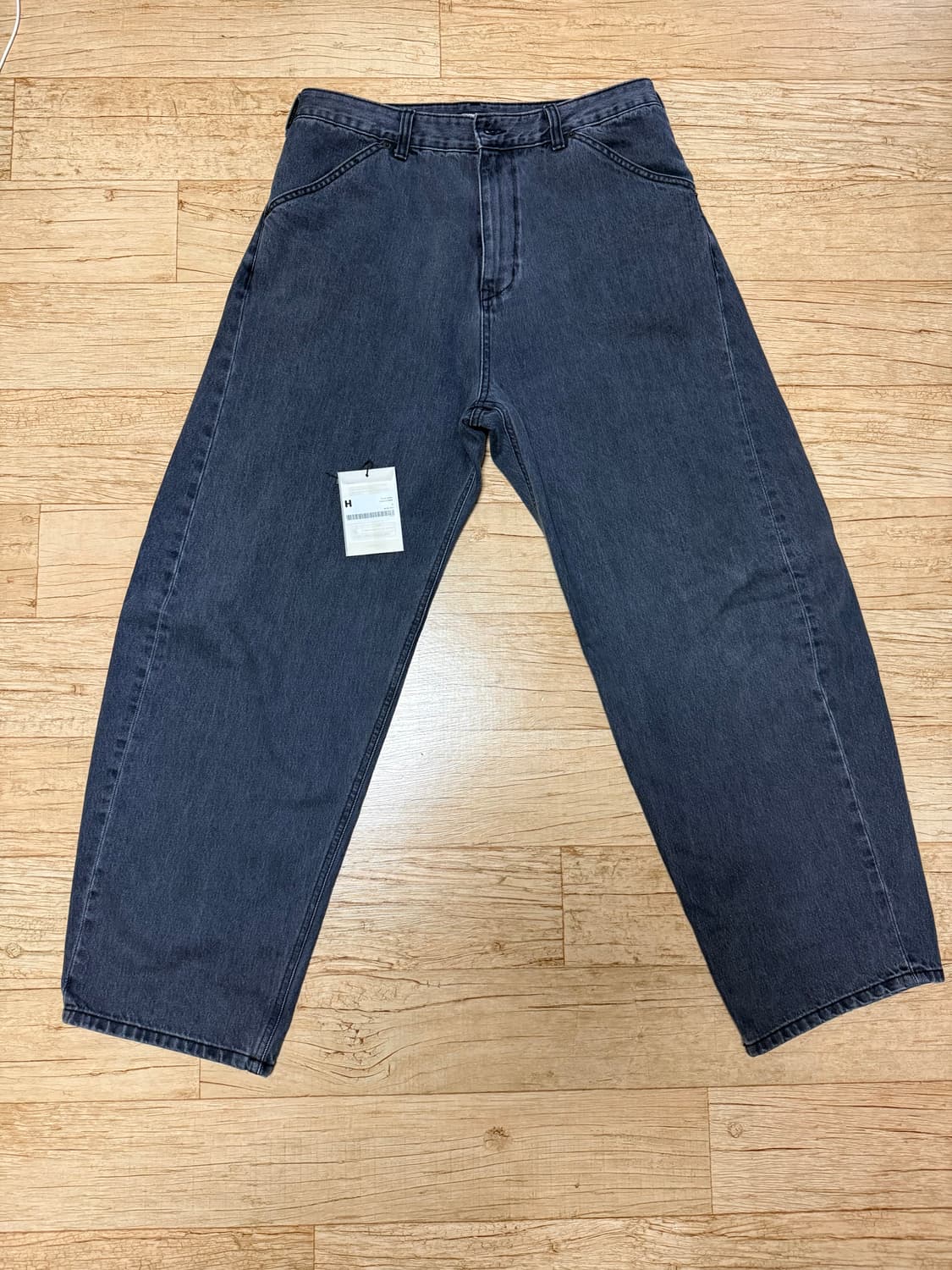 해칭룸 커브진 워시드 블랙 4사이즈 상품이미지1