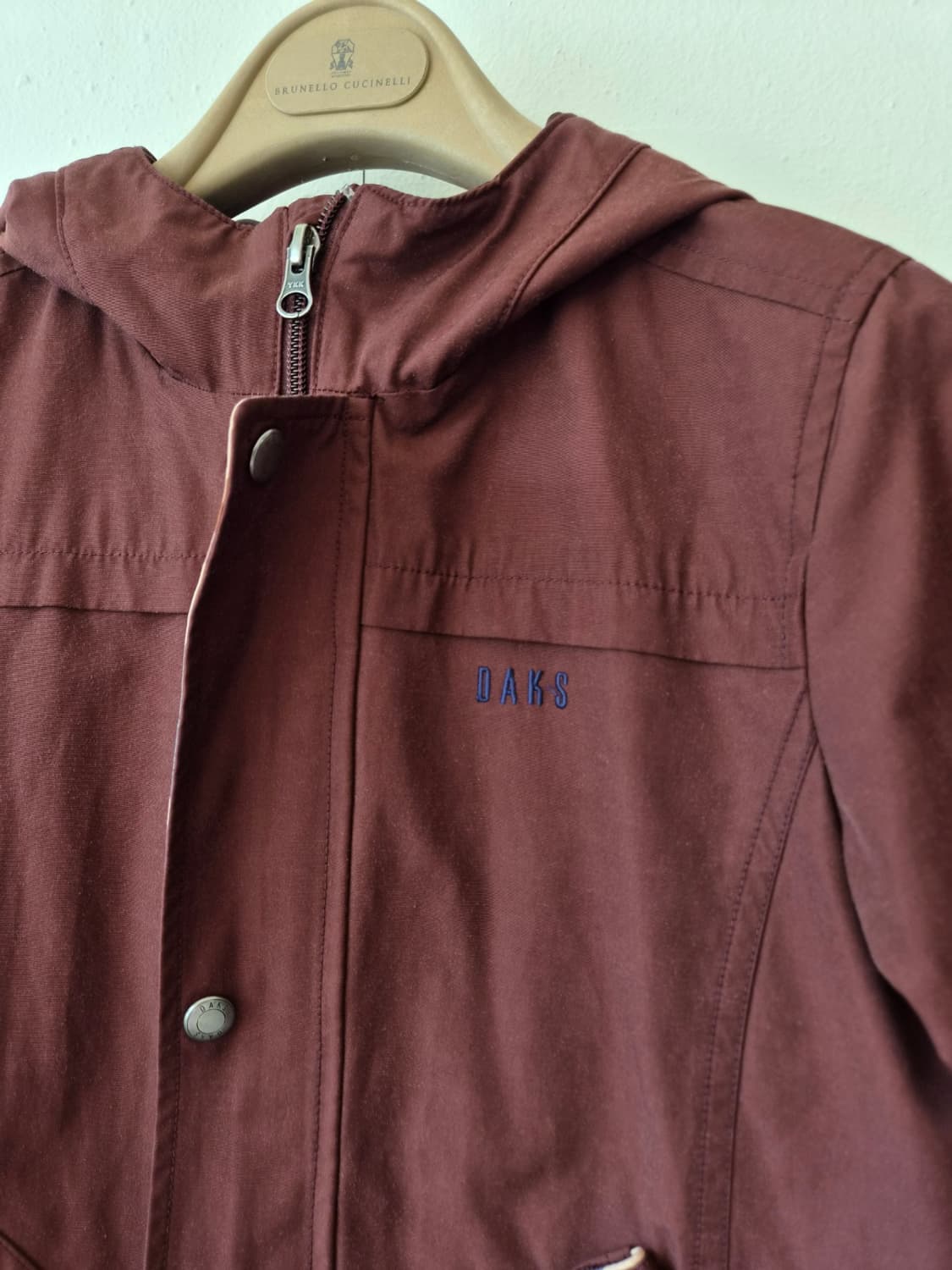 닥스 키즈 버건디트렌치코트 140(11Y)사이 상품이미지4