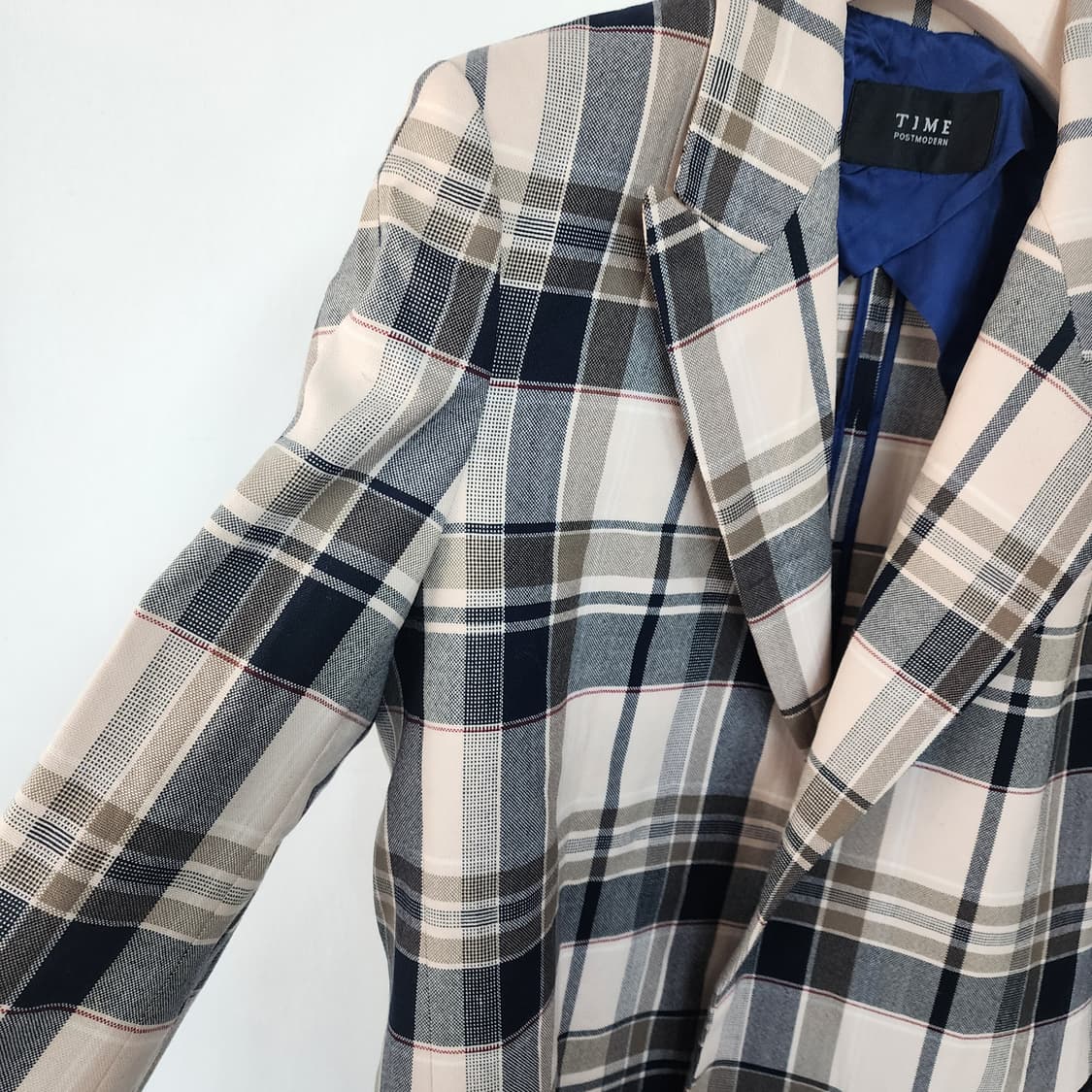 TIME 타임 체크 패턴 자켓 상품이미지3