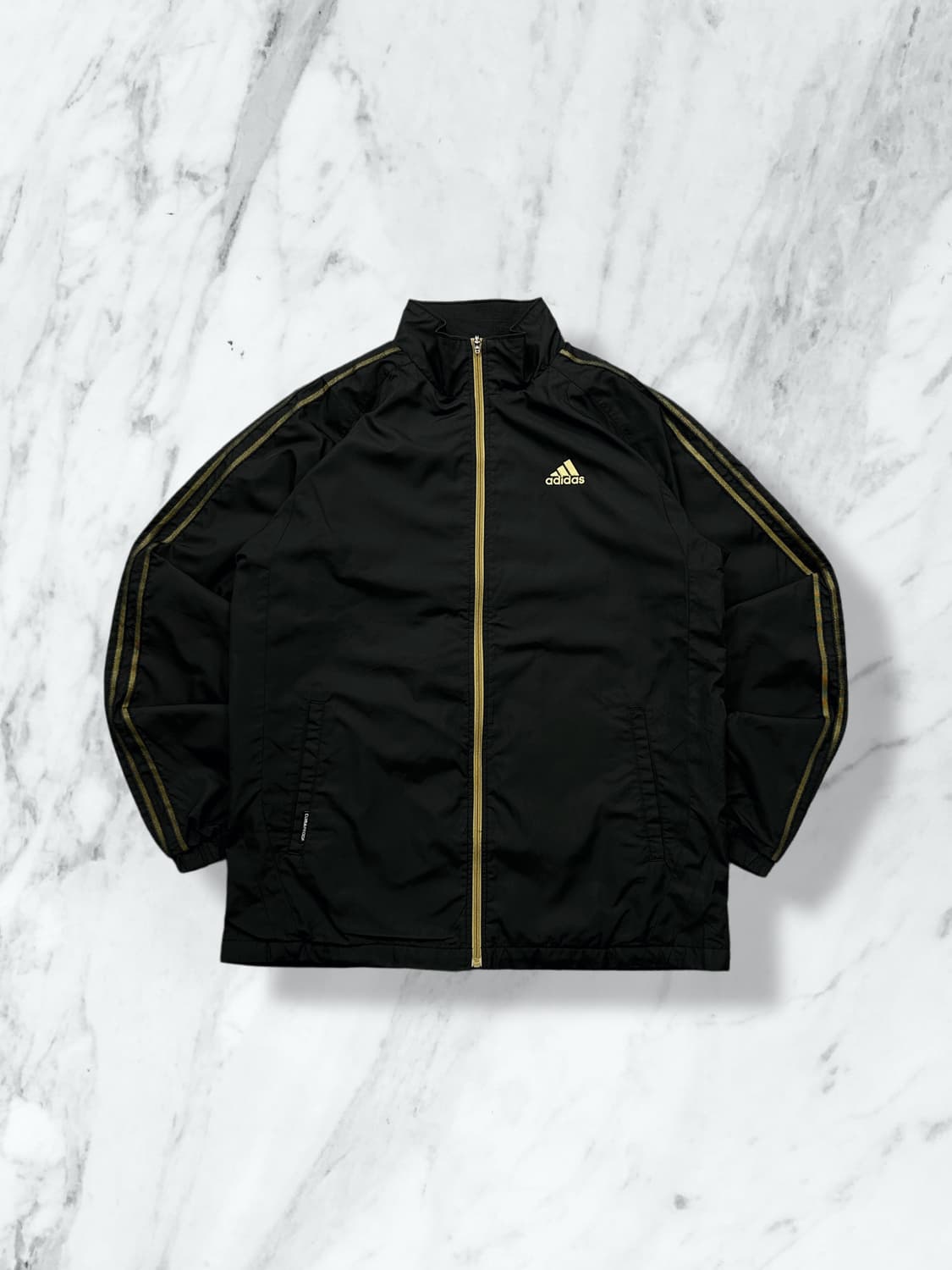 아디다스 올드스쿨 골드 사이드라인 바람막이 L 상품이미지1