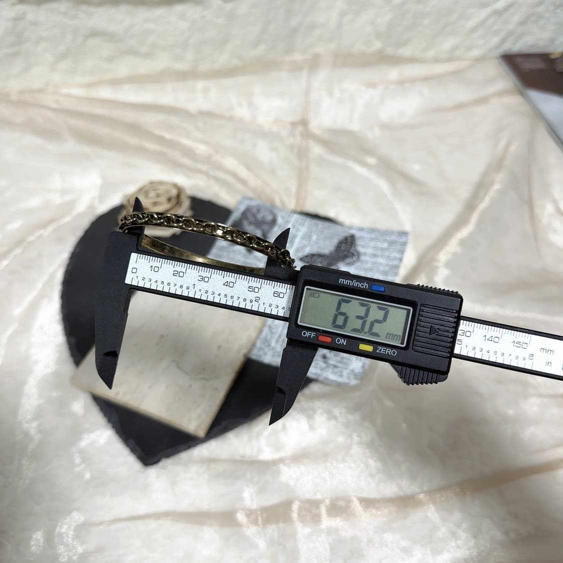 빈티지 황동 체인 회전 팔찌 상품이미지2