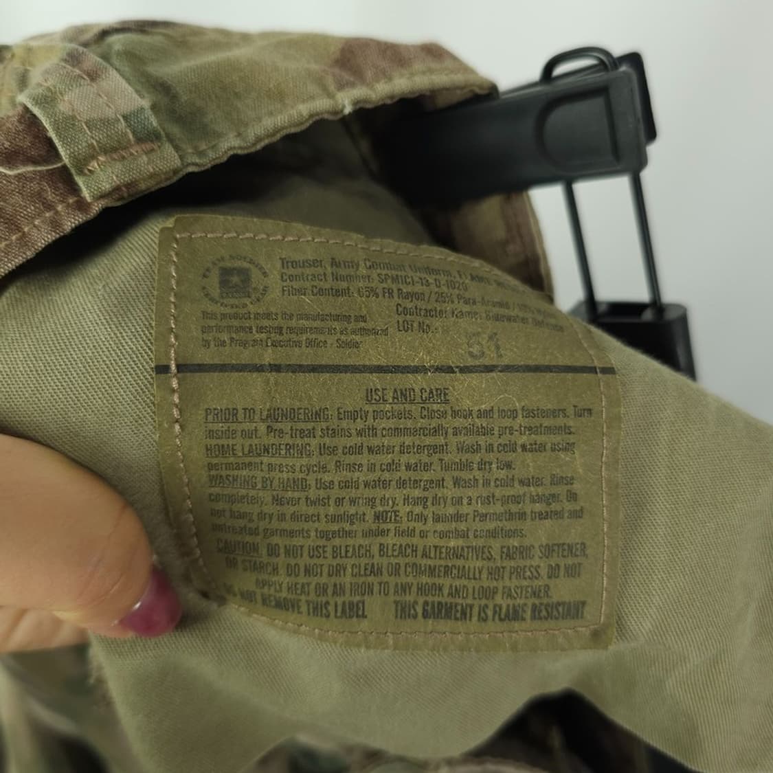 [US 미군] OG 밀리터리 FR ACU 카고 트라우저 팬츠 M21386 상품이미지10