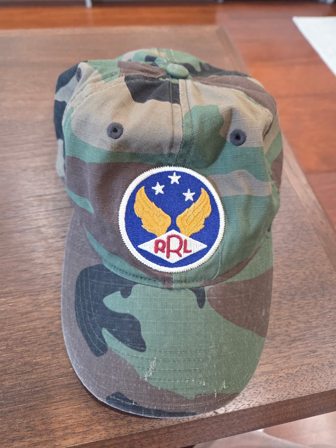  RRL 윙패치 카모 모자 상품이미지1