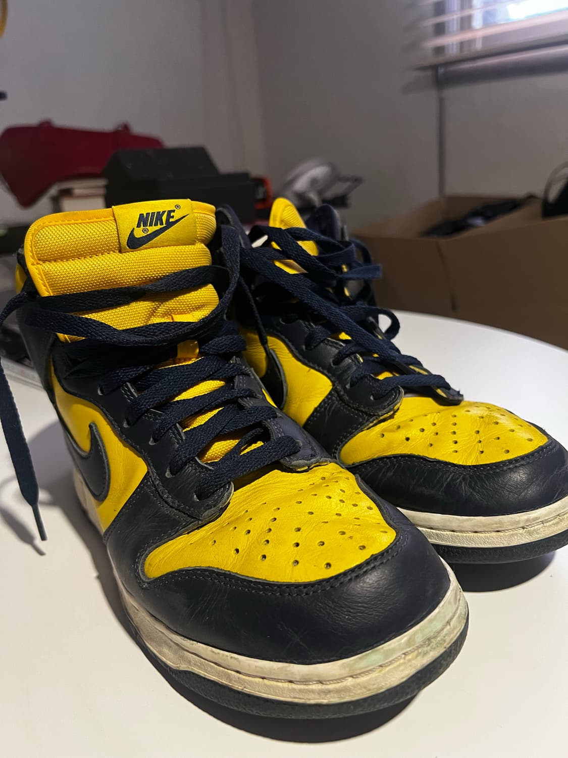 나이키 덩크 Dunk High SP Maize & Blue (270cm) 상품이미지4