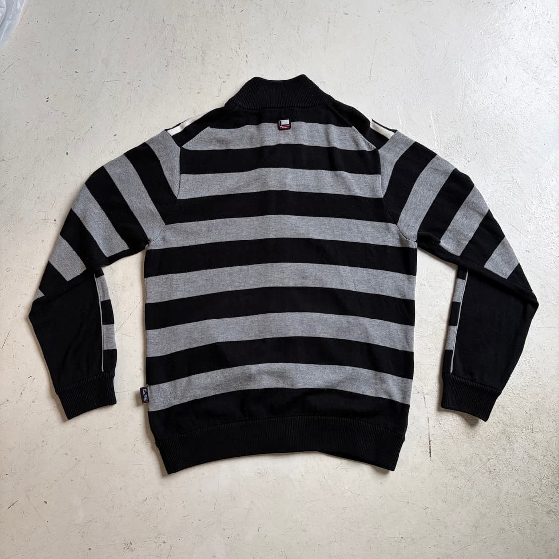00s FUBU 후부 빈티지 니트집업 져지 XL 상품이미지8