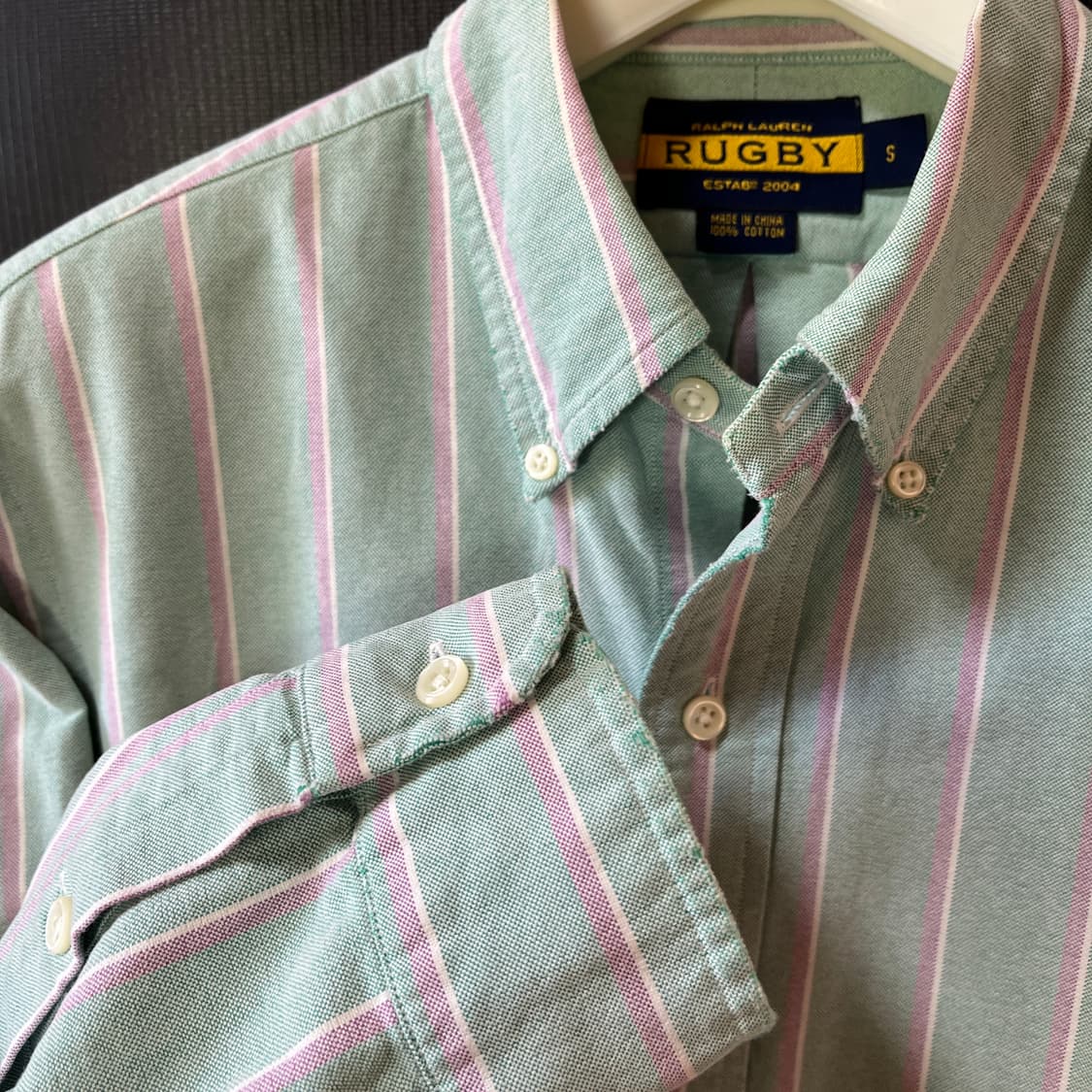 폴로 럭비 자수 버튼다운 셔츠 상품이미지7
