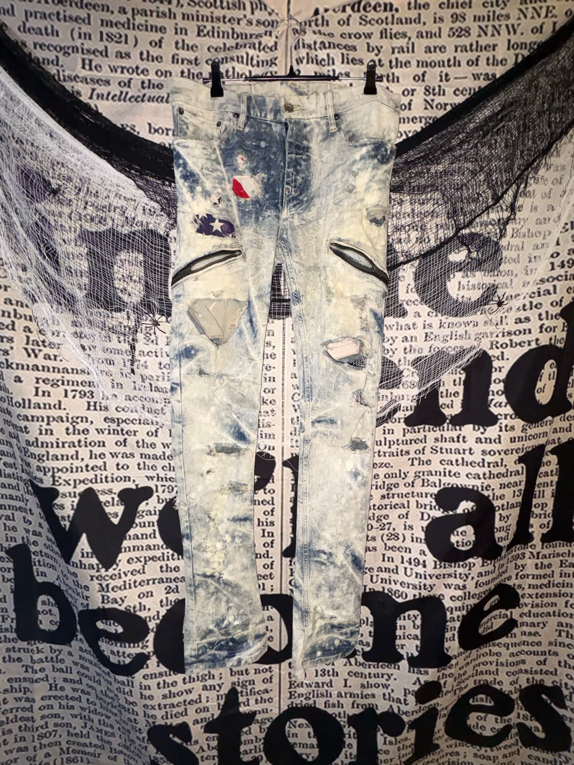 LGB Tie Dye American Flag Detail Pants  상품이미지5