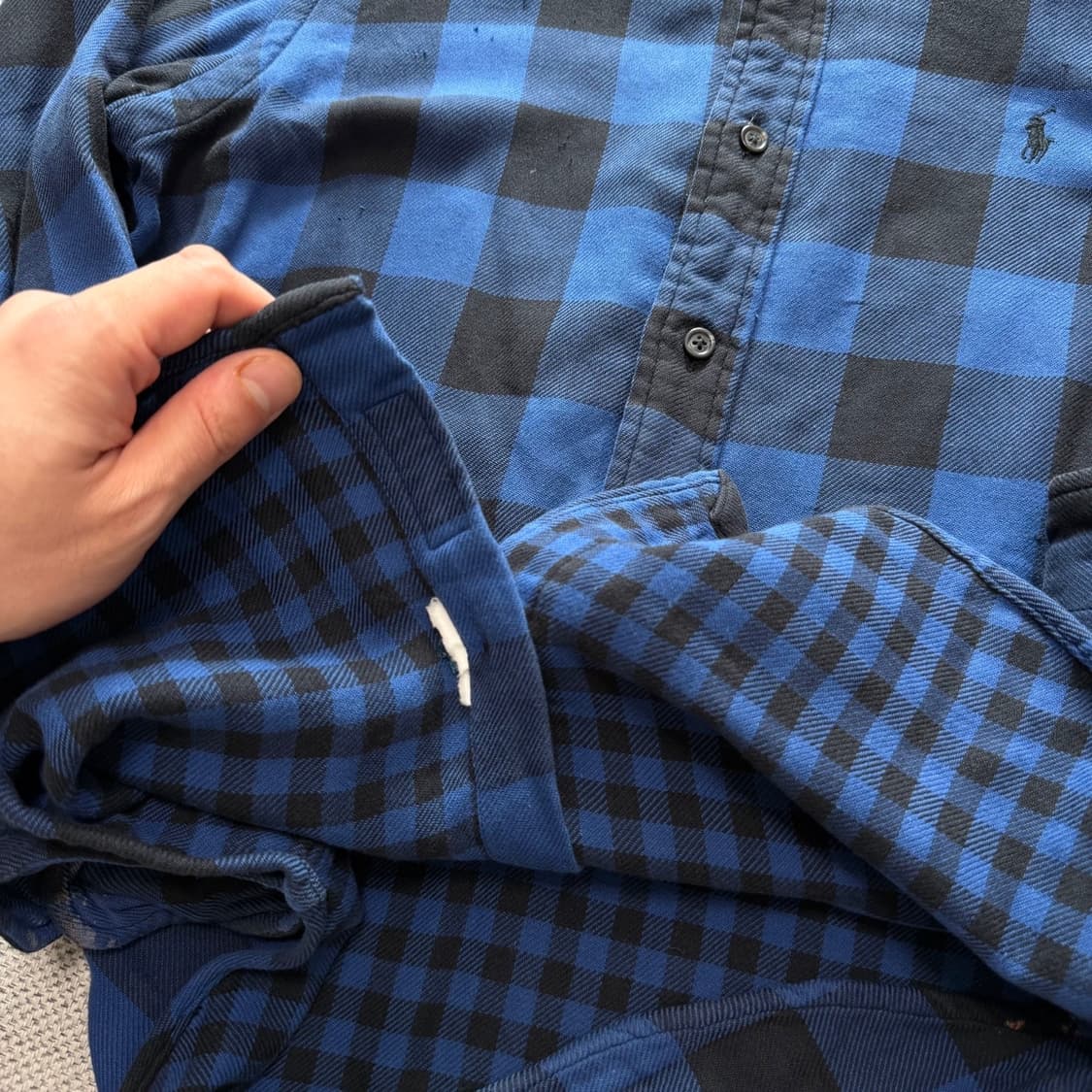 폴로 랄프로렌 체크 남방 상품이미지3
