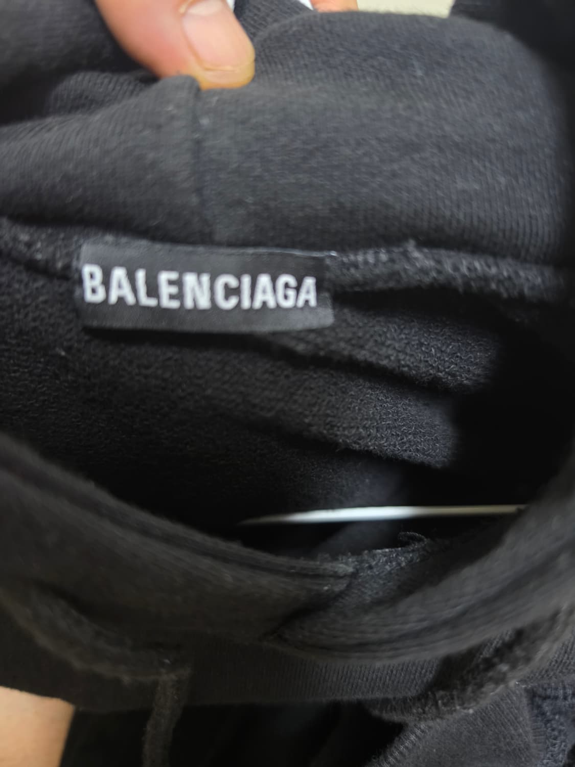 발렌시아가로고후드티 100~95 상품이미지4