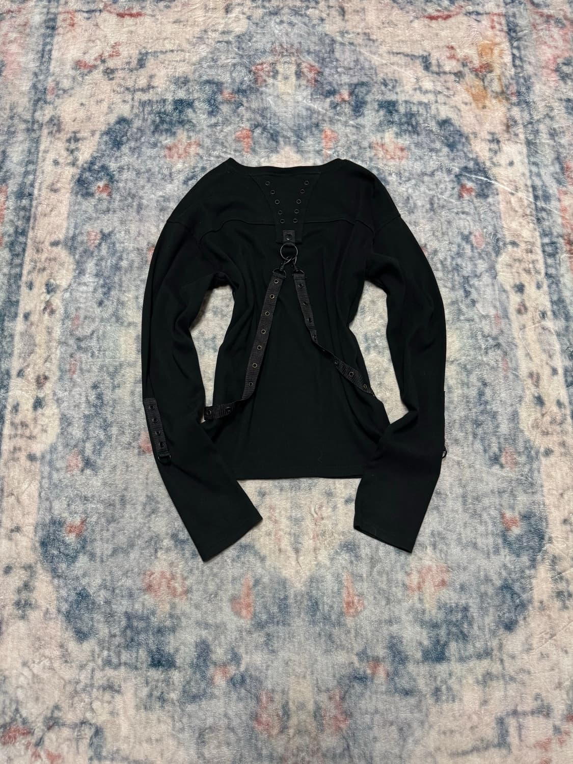 Chemical black 00s bondage gimmick ribbe 상품이미지7