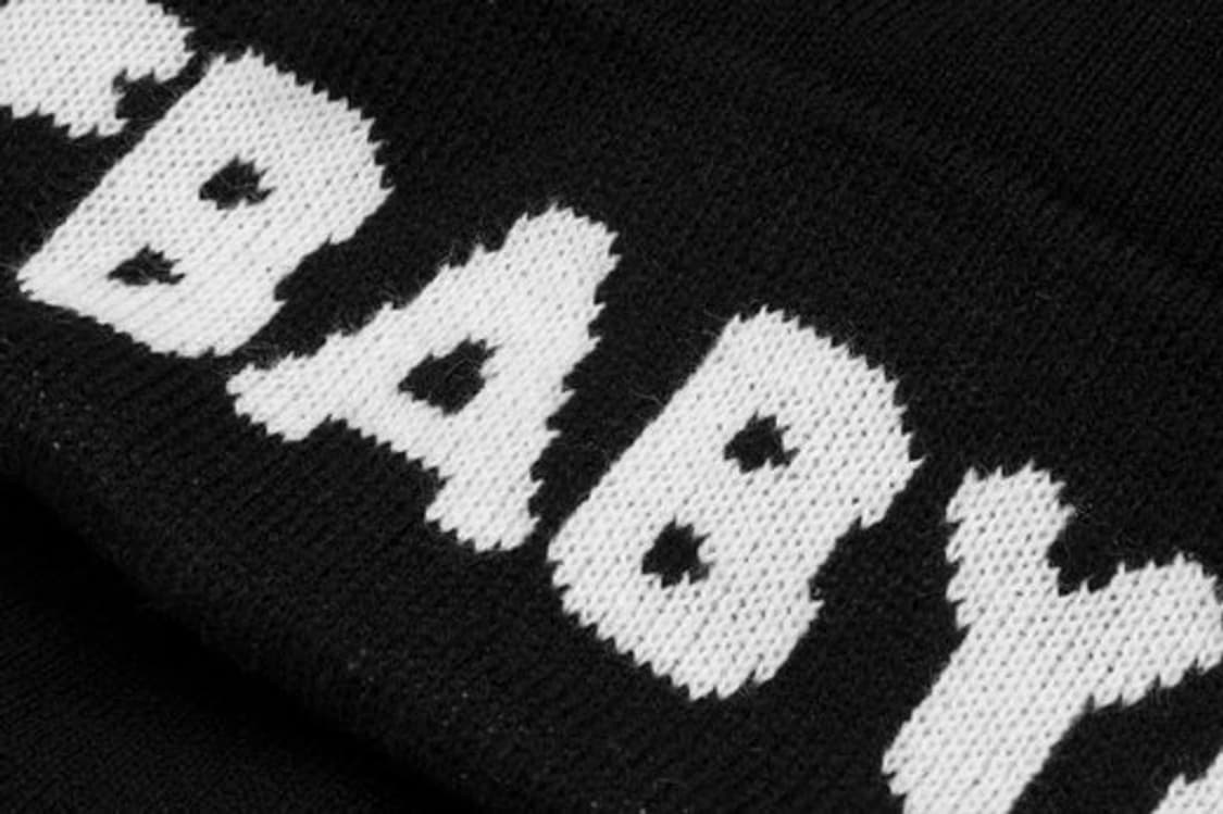 [OS] 베이프 베이비마일로 펠트 비니 블랙 상품이미지5