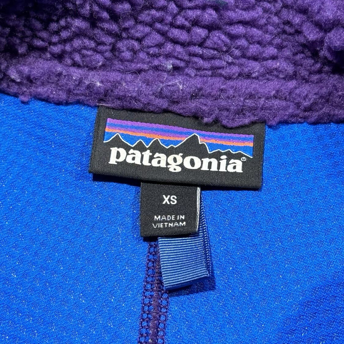 20s 파타고니아 레트로-X 퍼플/블루 상품이미지4
