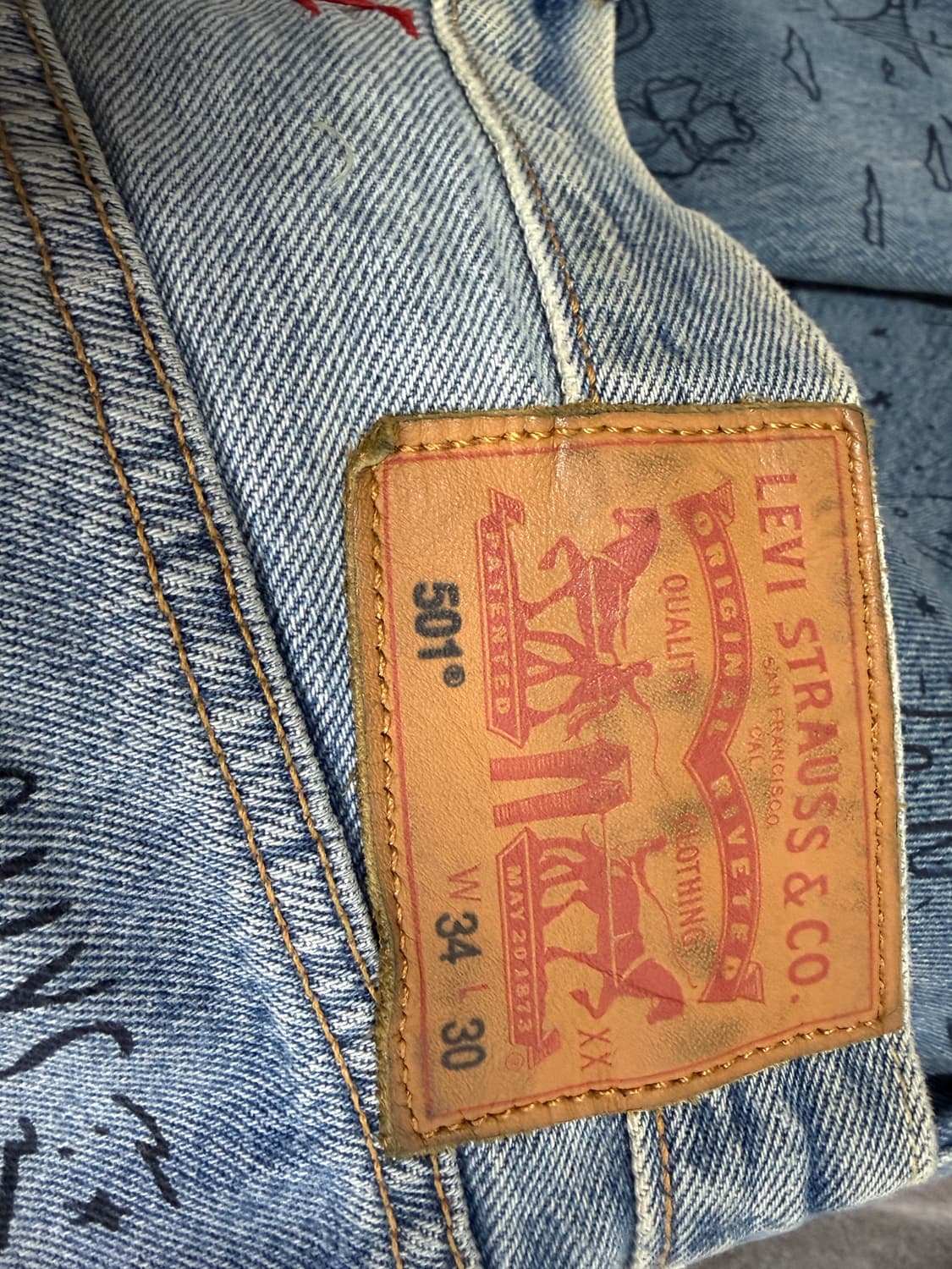 리바이스 501xx 한정판 데님팬츠 상품이미지6