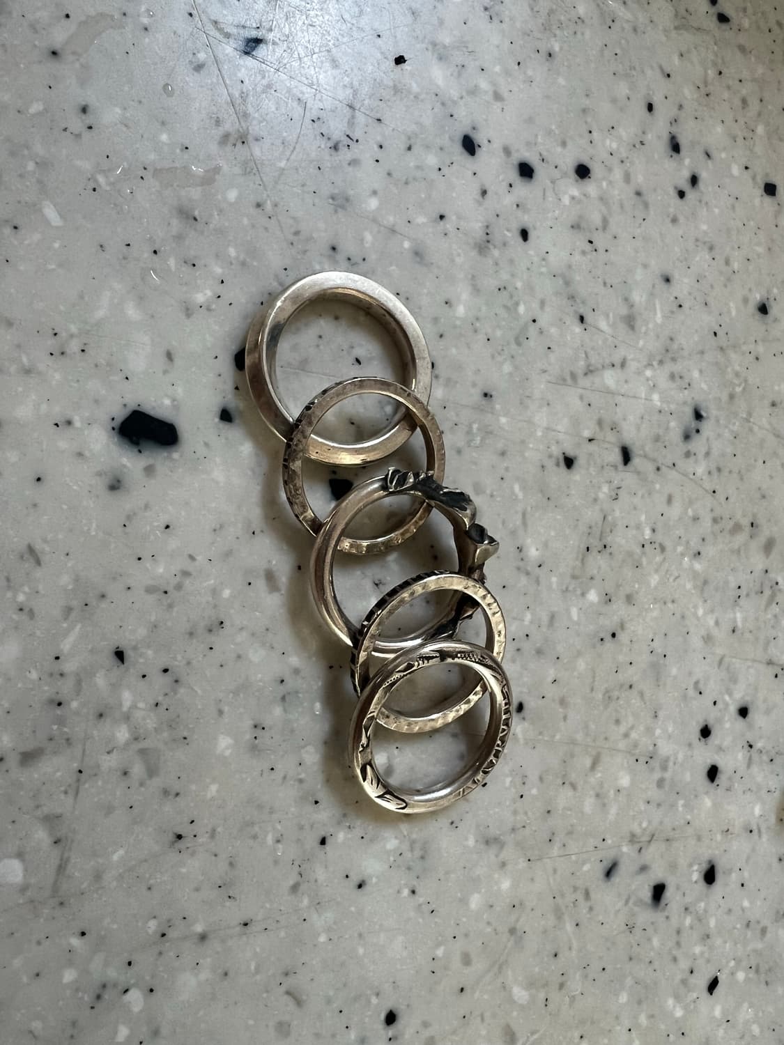 Werkstatt muenchen 반지  5ring combi skull 상품이미지1