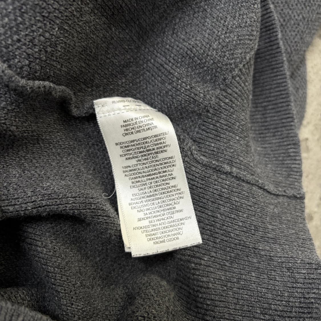 폴로 반집업 니트[2185] 상품이미지7